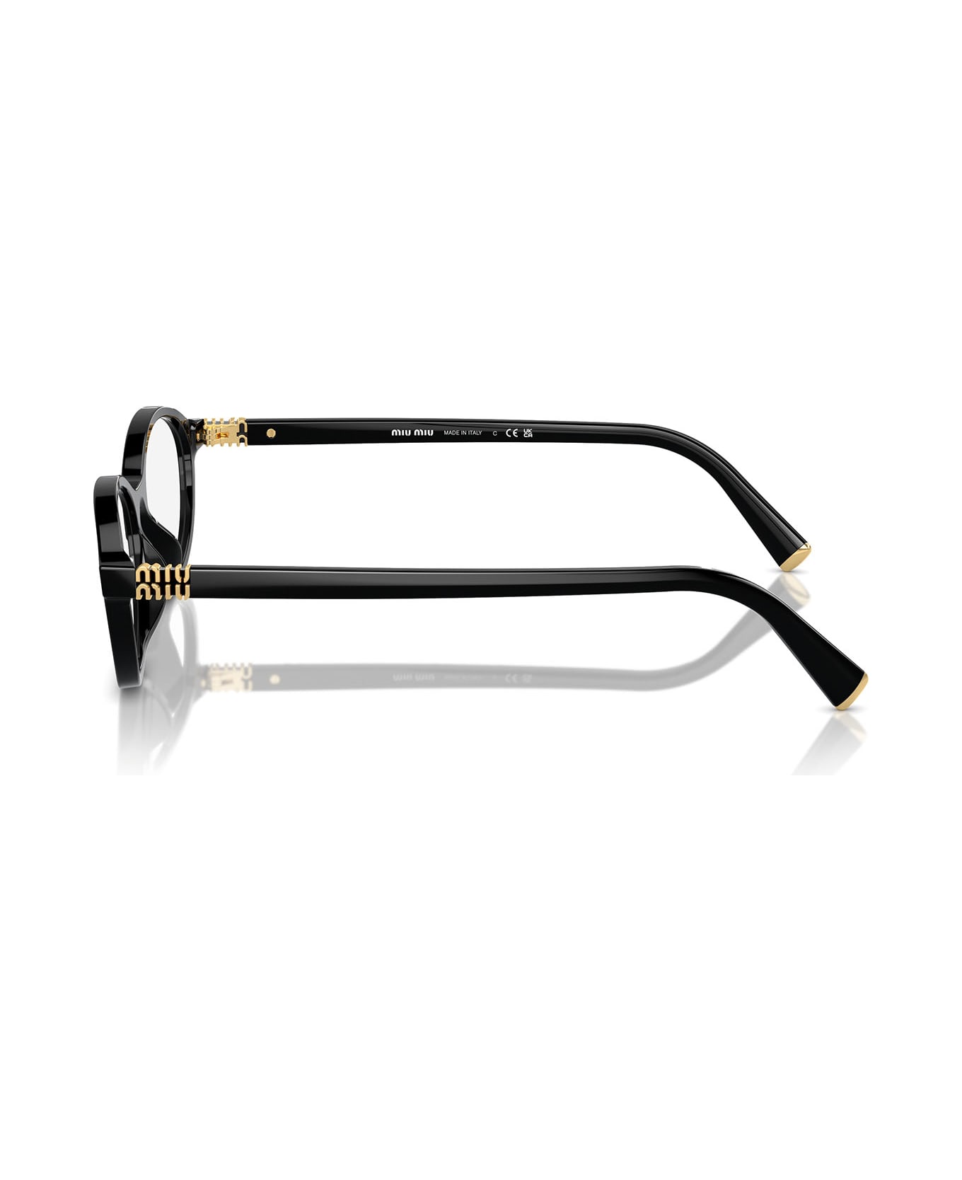 Miu Miu Mu 09xv Black Glasses - 16K1O1