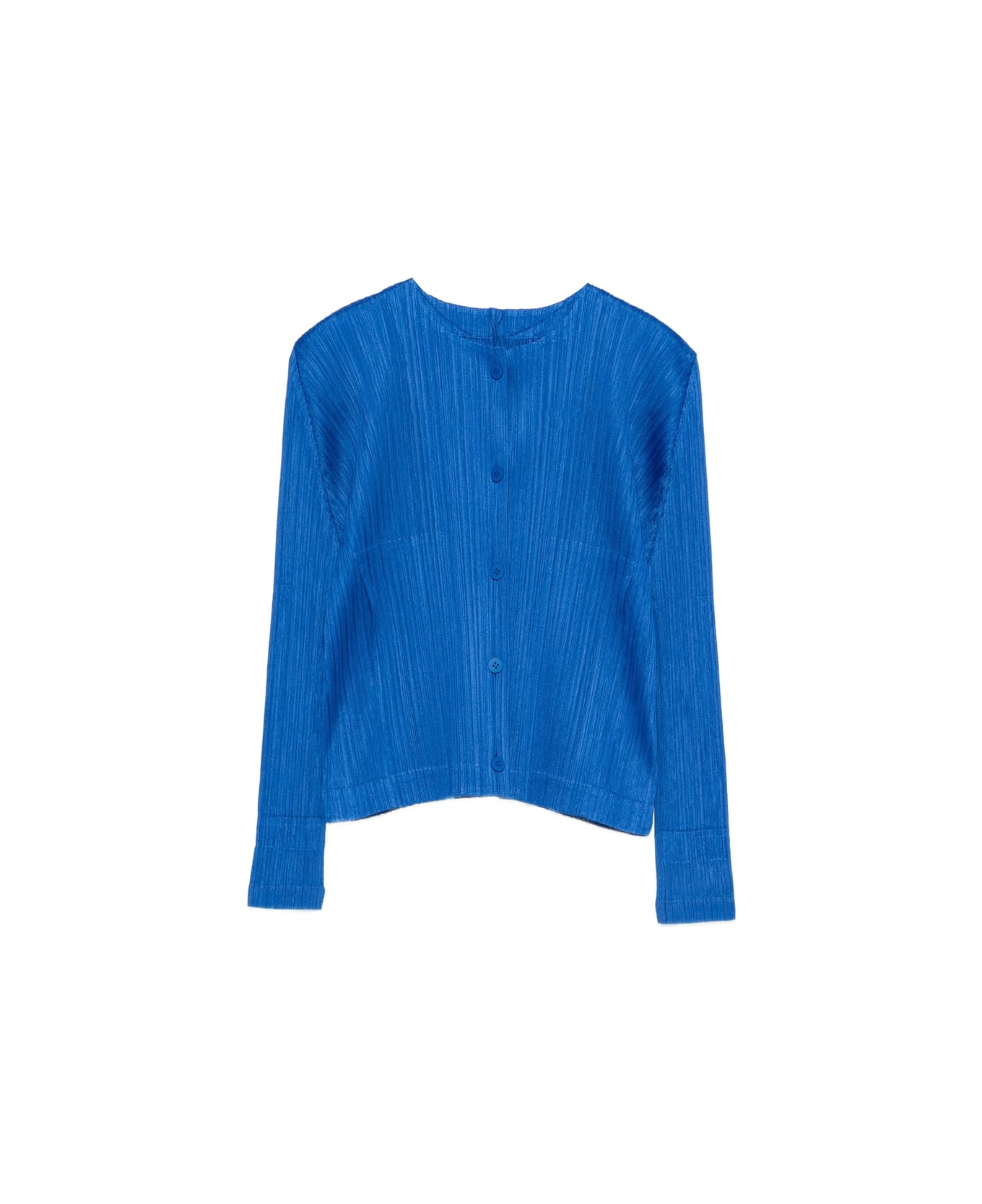 Pleats Please Issey Miyake Sweater - BLUE
