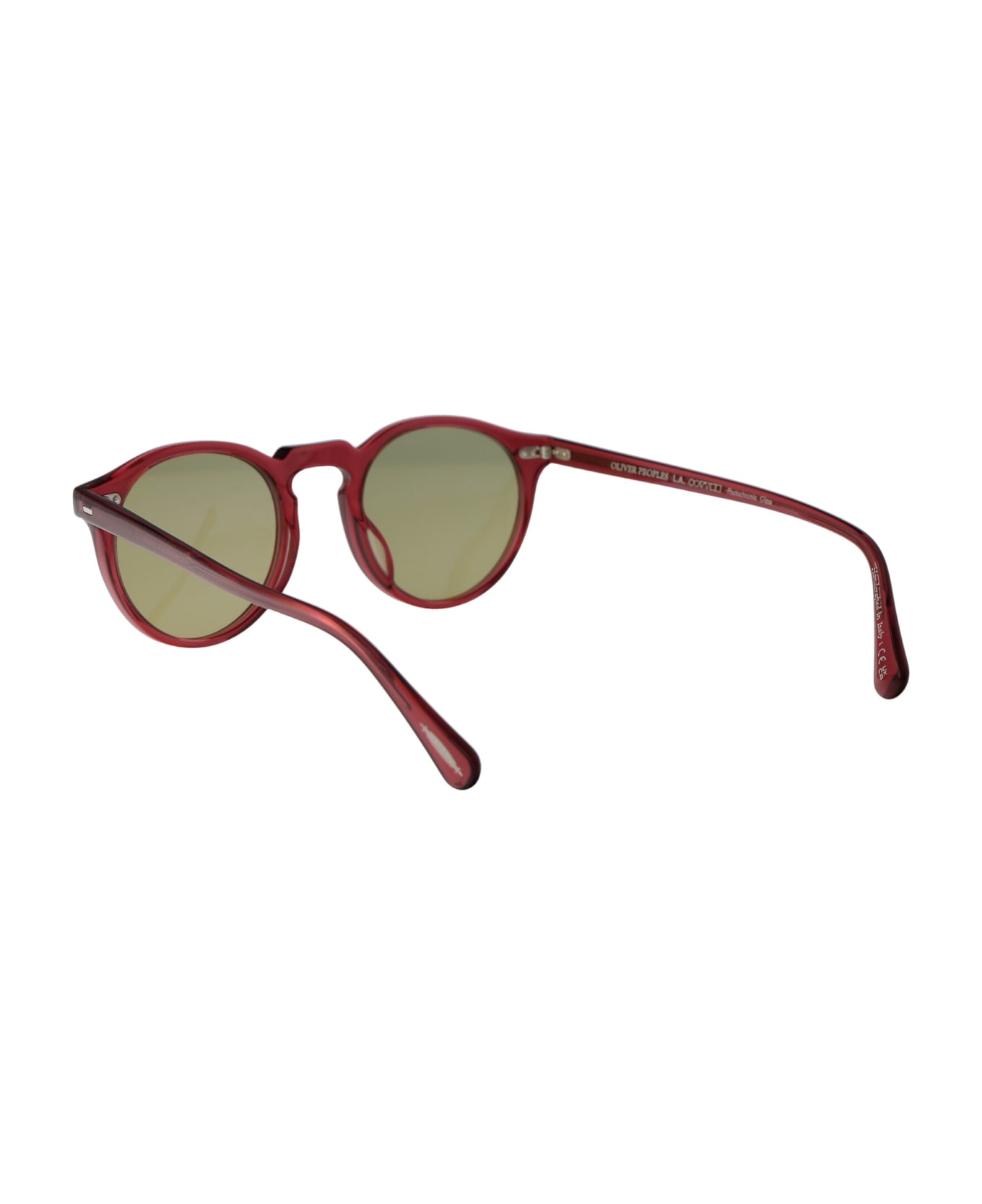 Oliver Peoples Gregory Peck Sun e558 Sunglasses - 17644C Translucent Rust