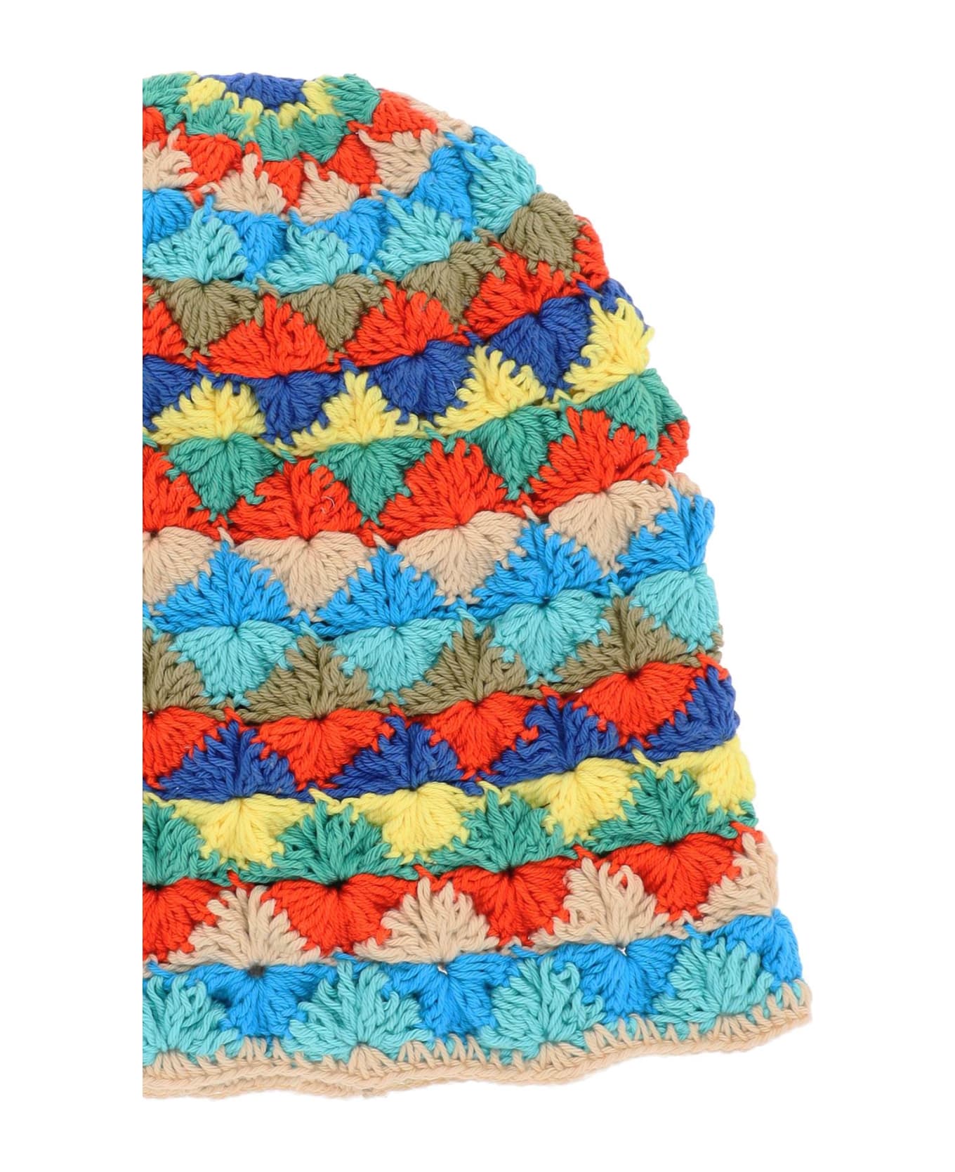 Alanui Crochet 'over The Rainbow' Cloche - MULTICOLOR