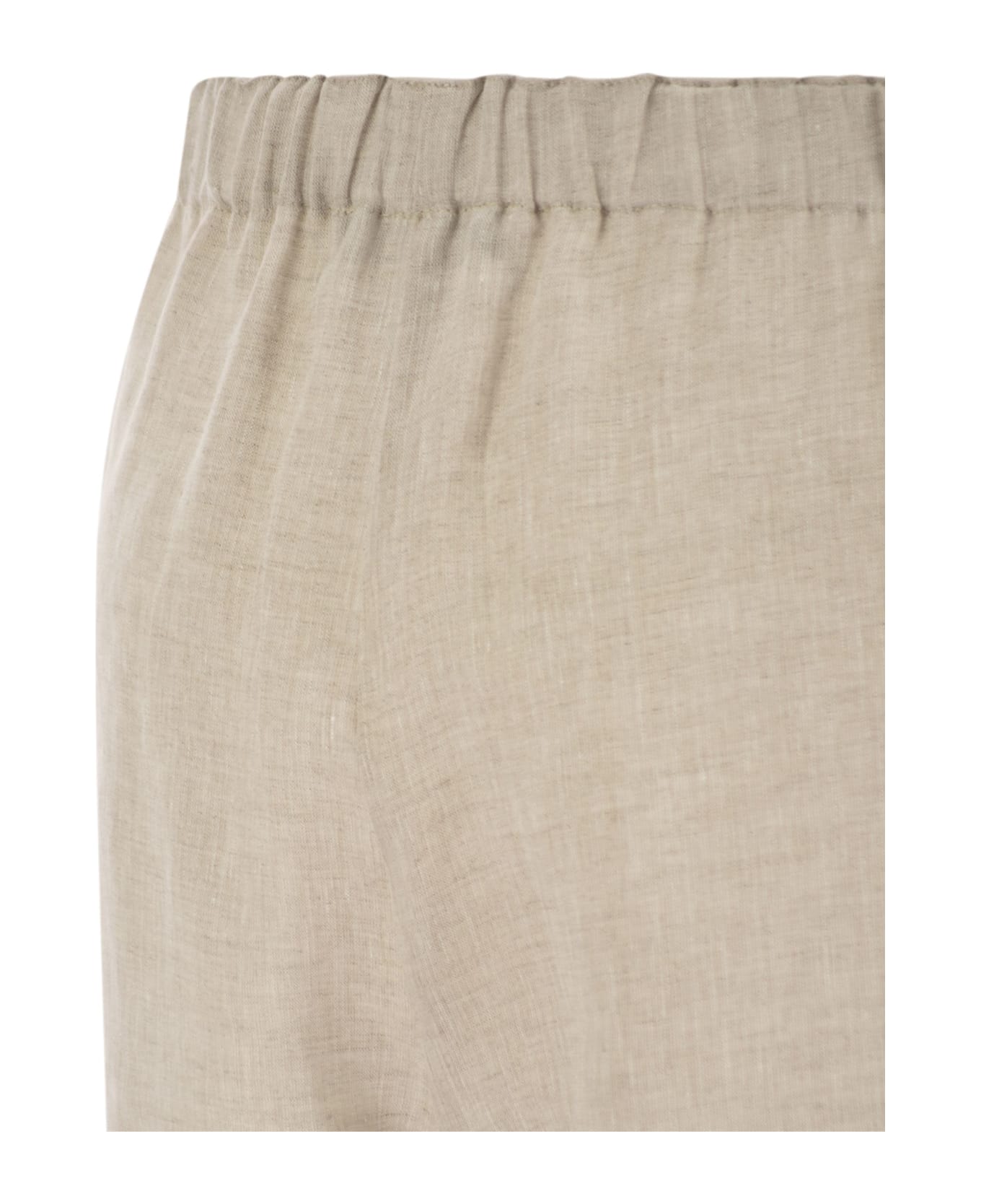 Fabiana Filippi Linen Trousers - GREIGE