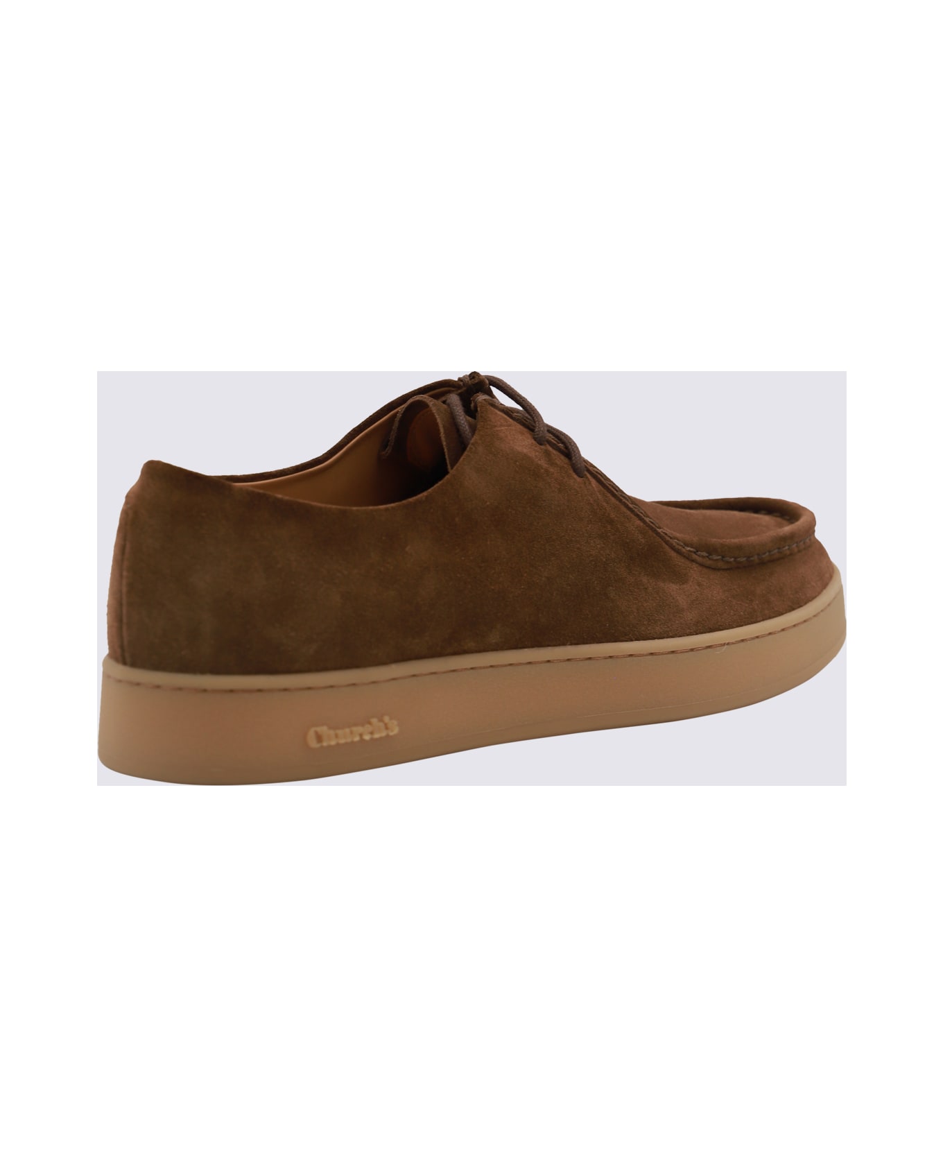Church's Brown Suede Formal Shoes - Burnt
