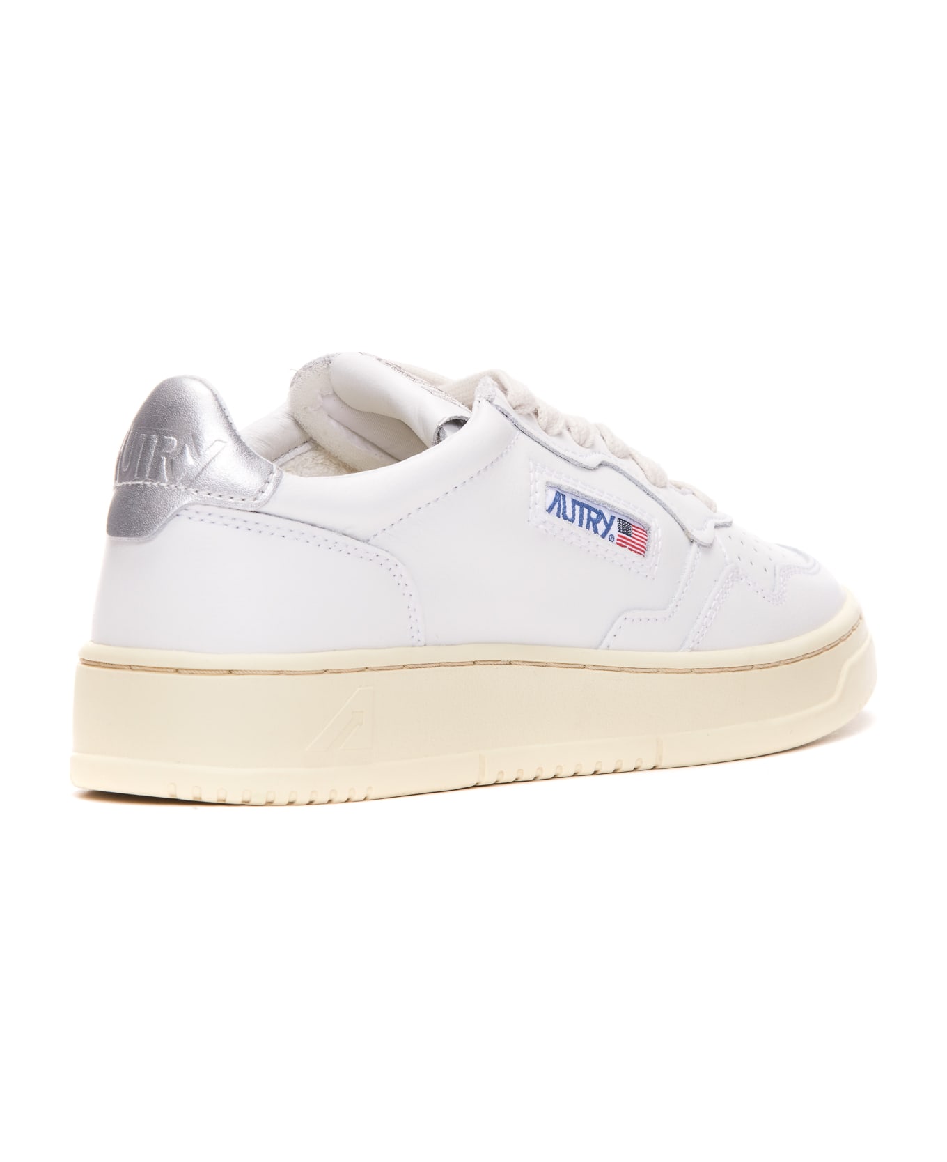 Autry Medalist Sneakers - Wht/silver