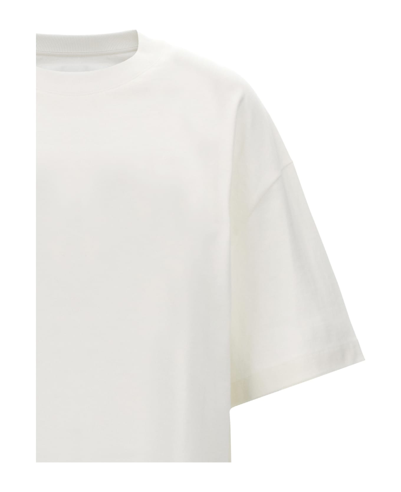 Jil Sander White Cotton T-shirt - White