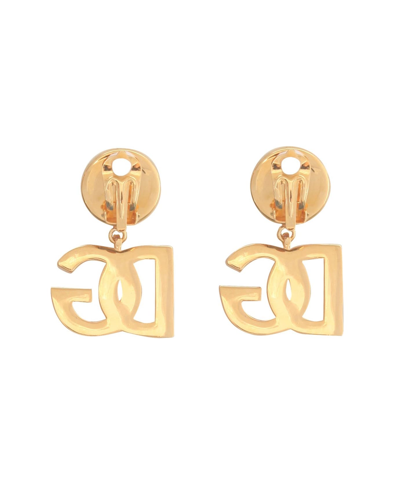 Dolce & Gabbana Dg Logo Clip-on Earrings - ORO