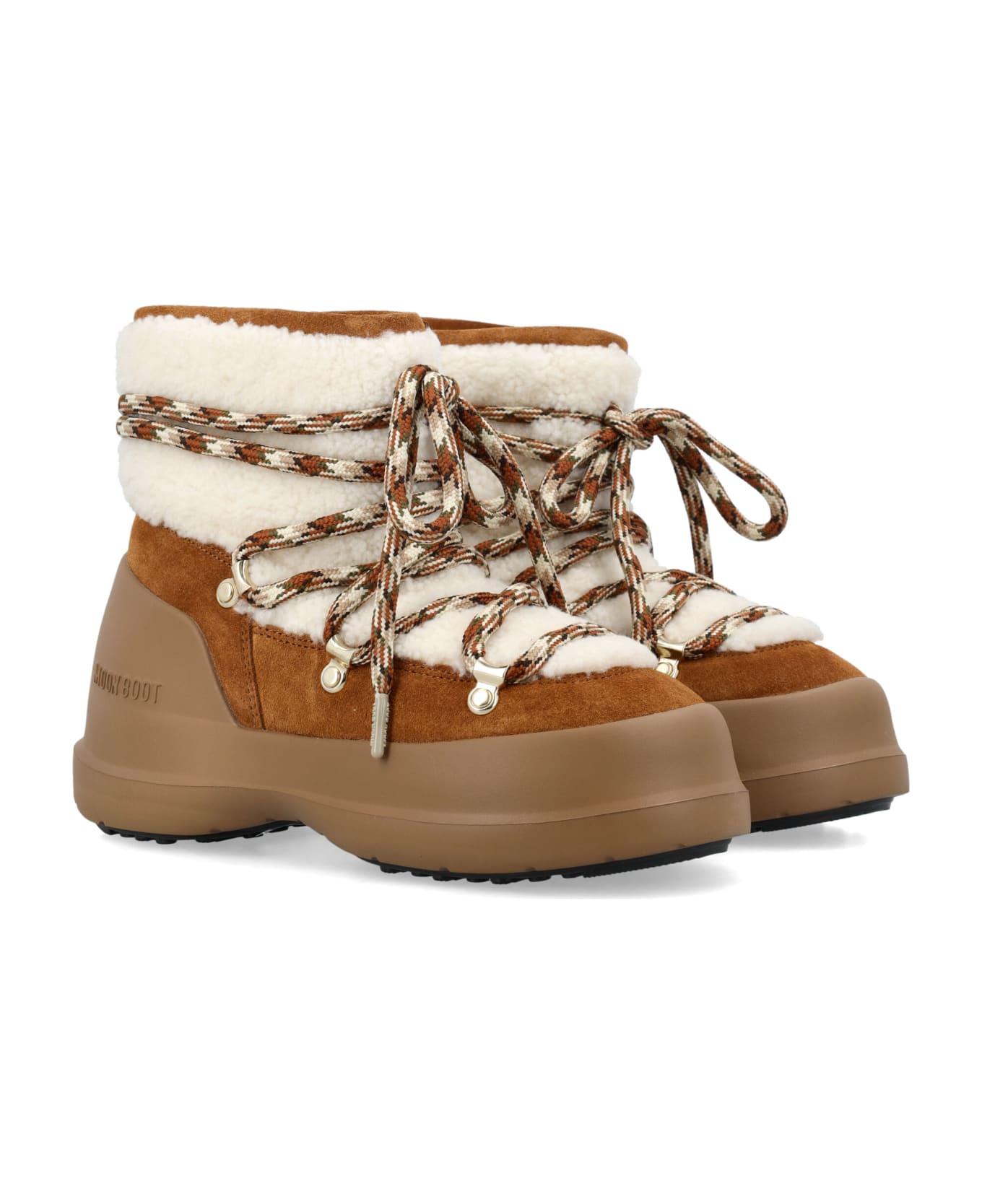 Moon Boot Luna Shearling Boot - WHSKY WHITE