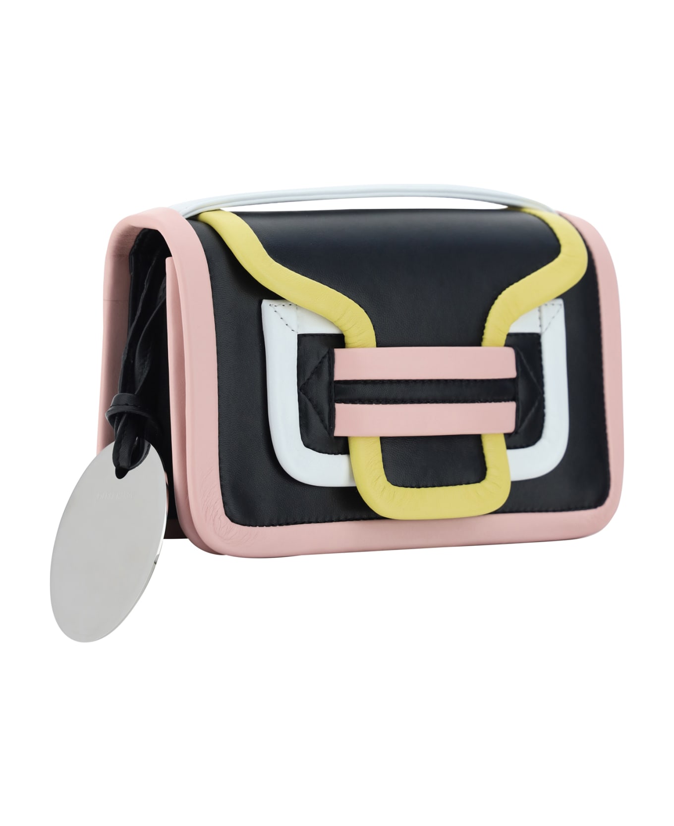 Pierre Hardy Alpha Handbag - Black/pink/yellow ショルダーバッグ