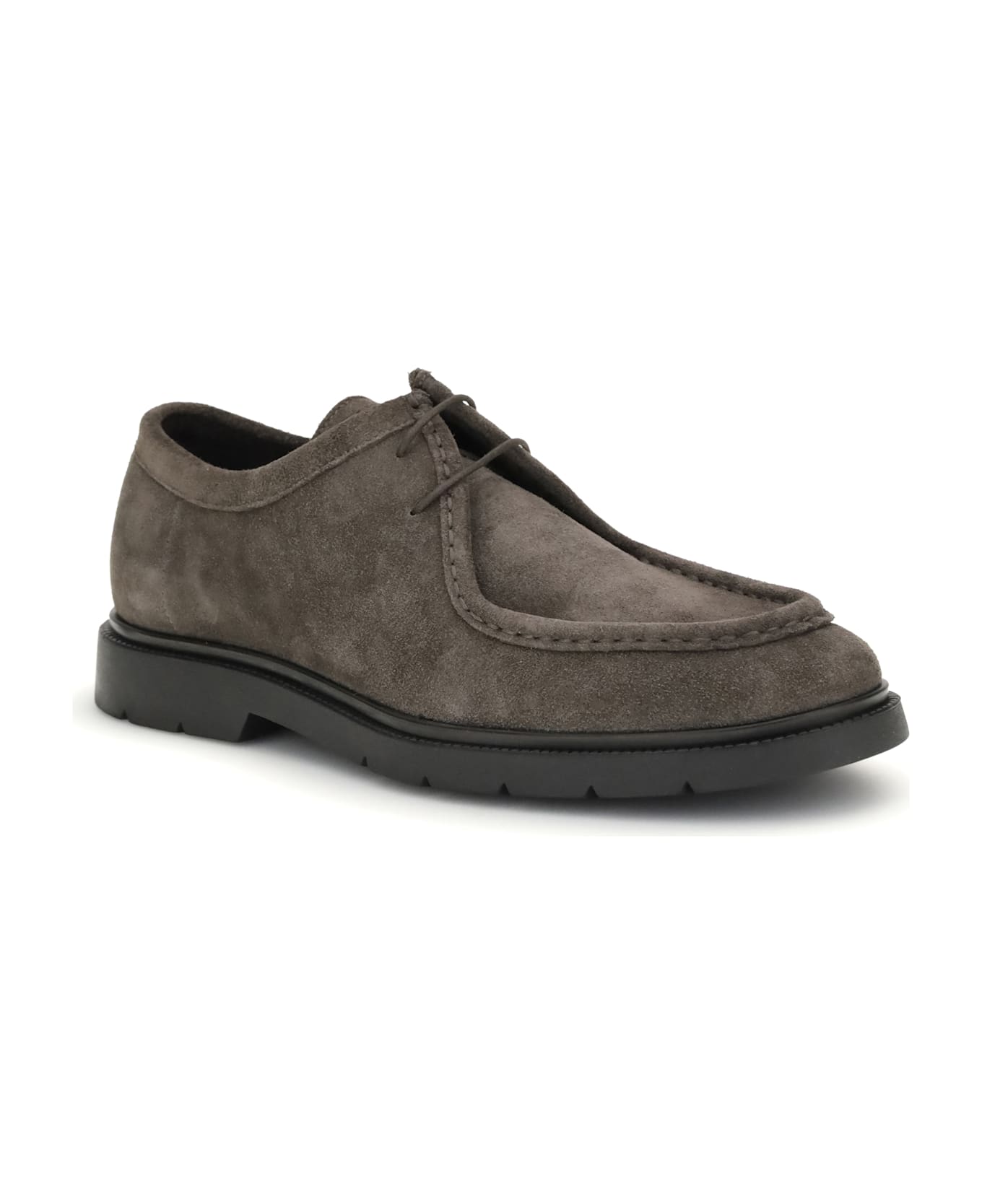 Kiton Suede Lace-up Shoes