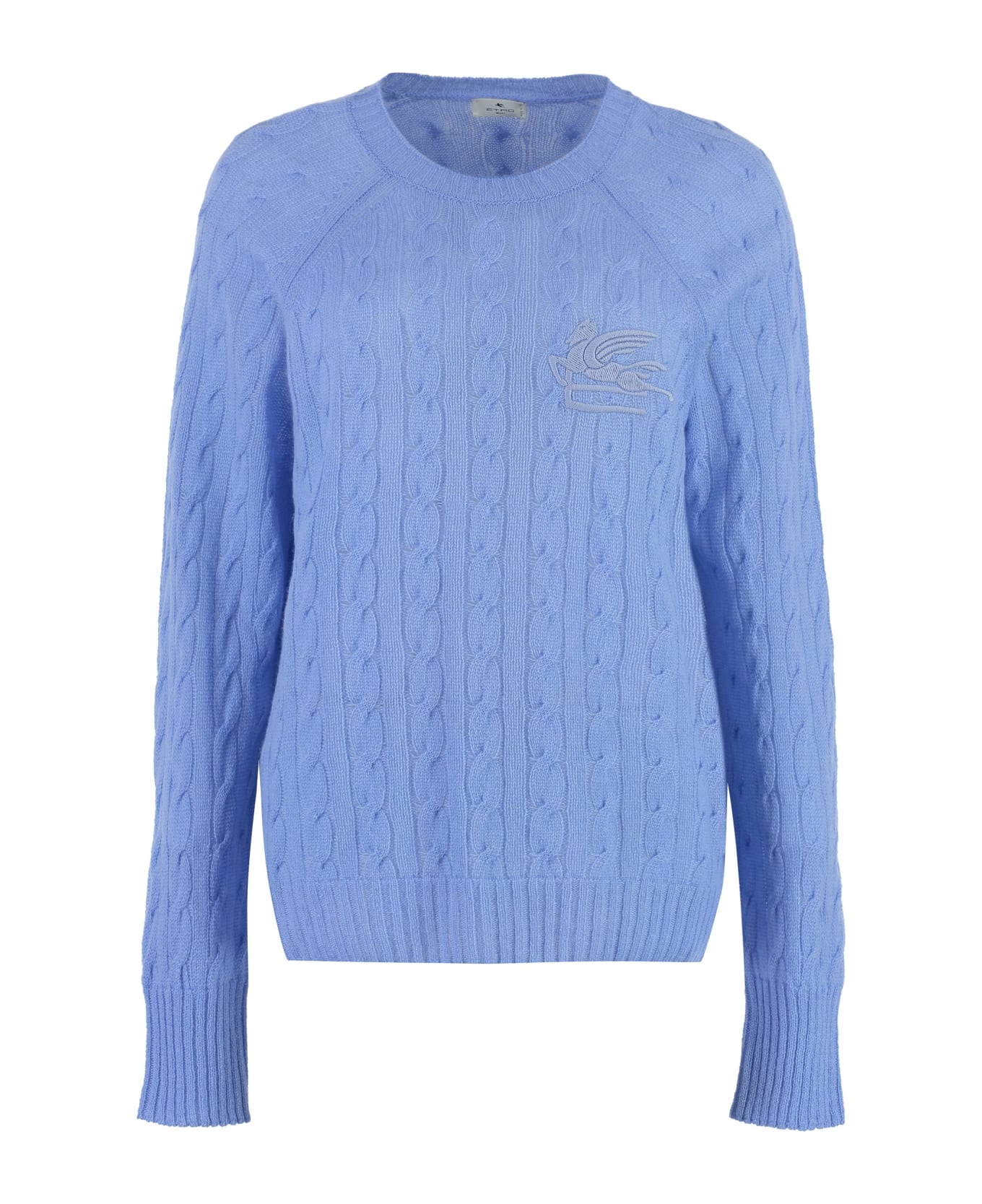 Etro Cashmere Crew-neck Sweater - Light Blue