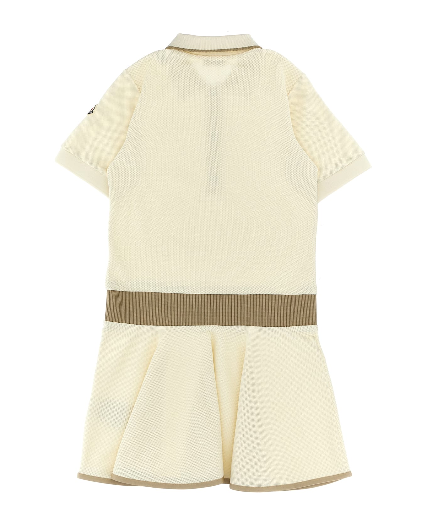 Moncler Piqué Dress - White