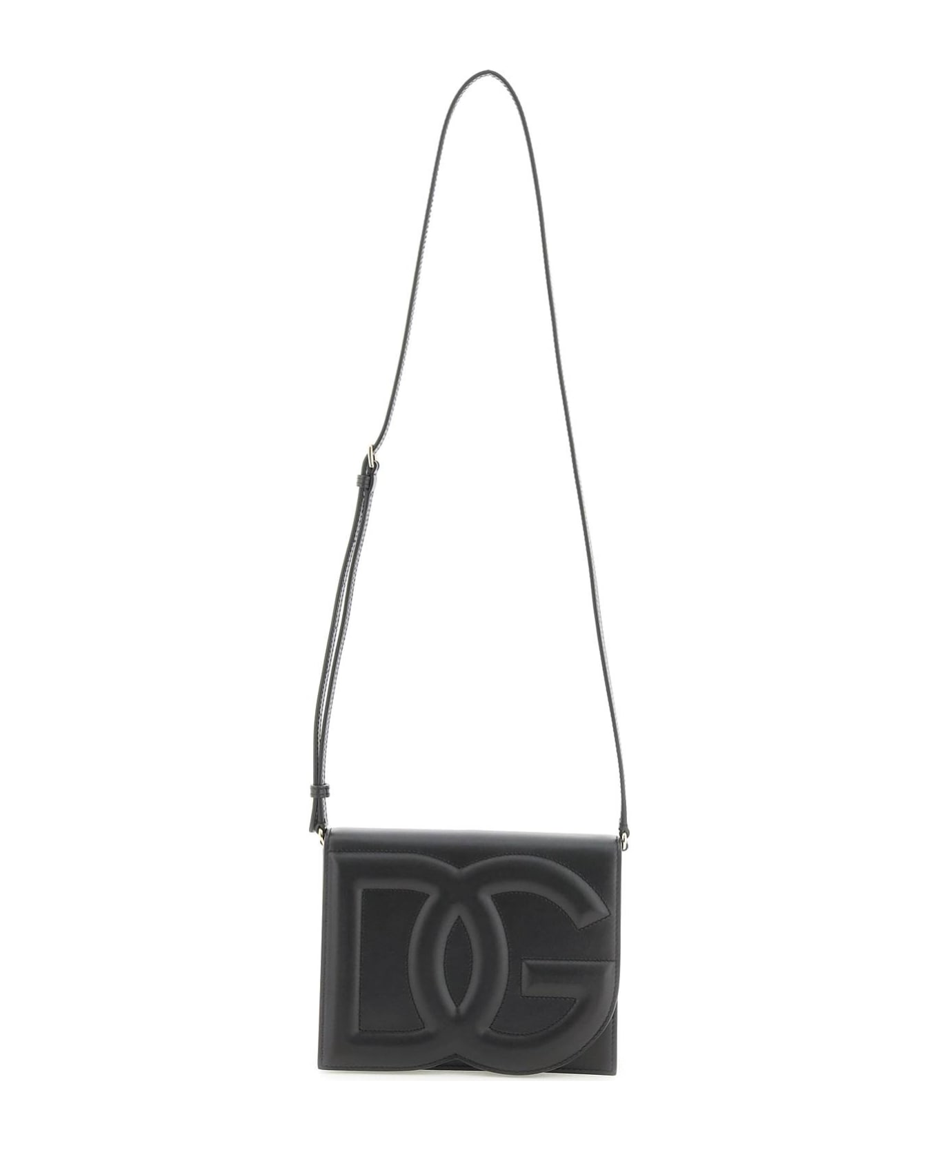 Dolce & Gabbana Leather Shoulder Bag - Black クラッチバッグ