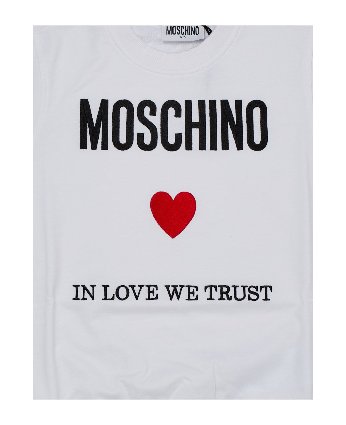 Moschino Knitwear Coat - BIANCO OTTICO