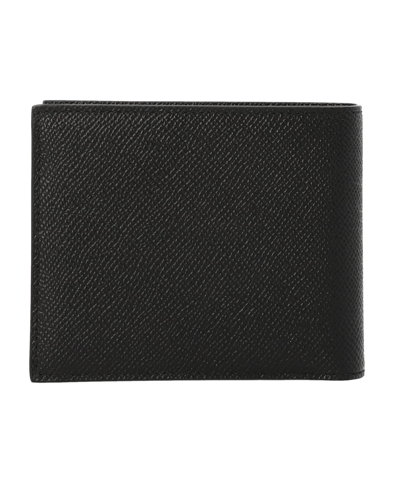 Dolce & Gabbana Logo Plaque Bifold Wallet - Black