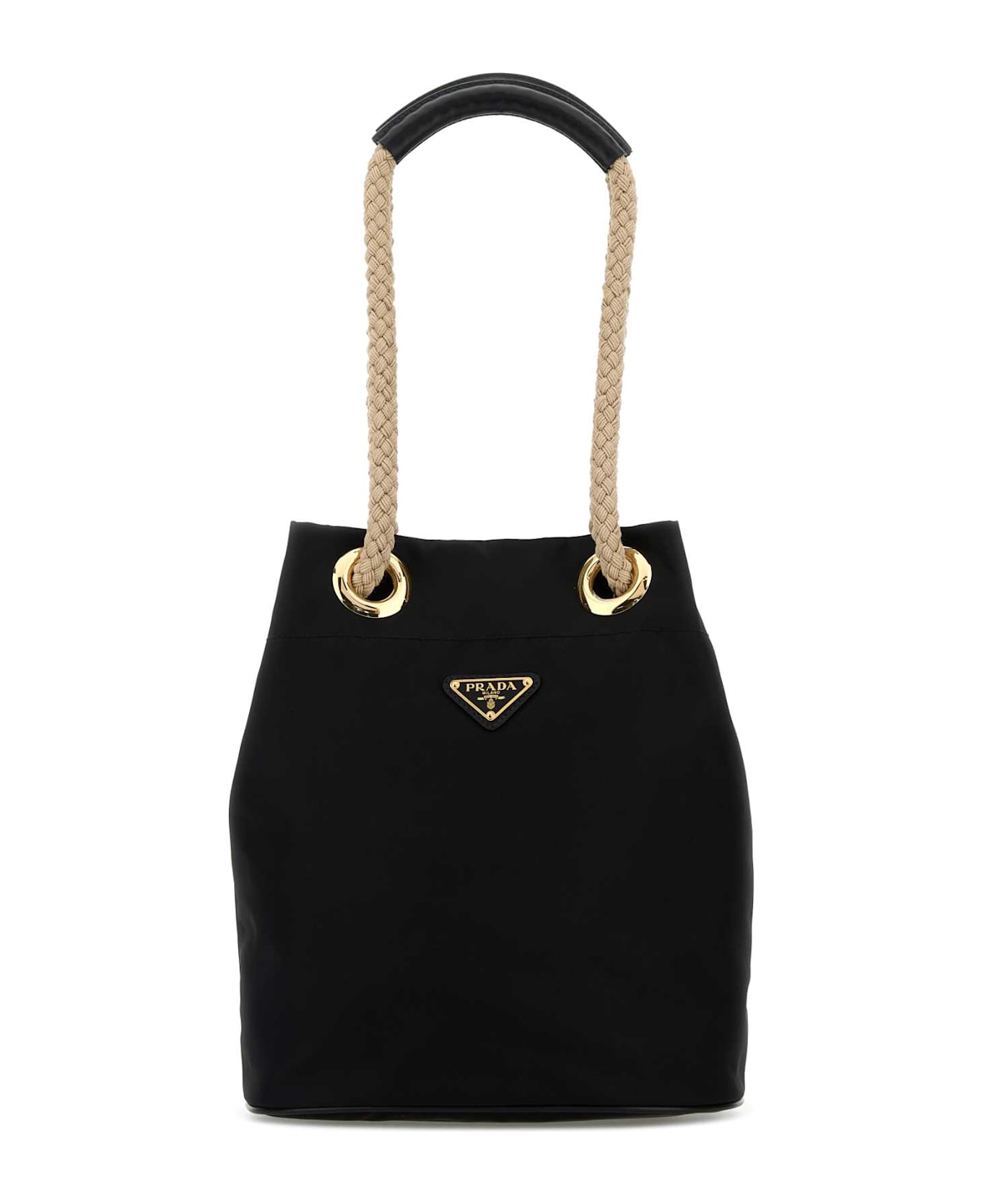 Prada Black Re-nylon Prada Mariner Bucket Bag - NERO