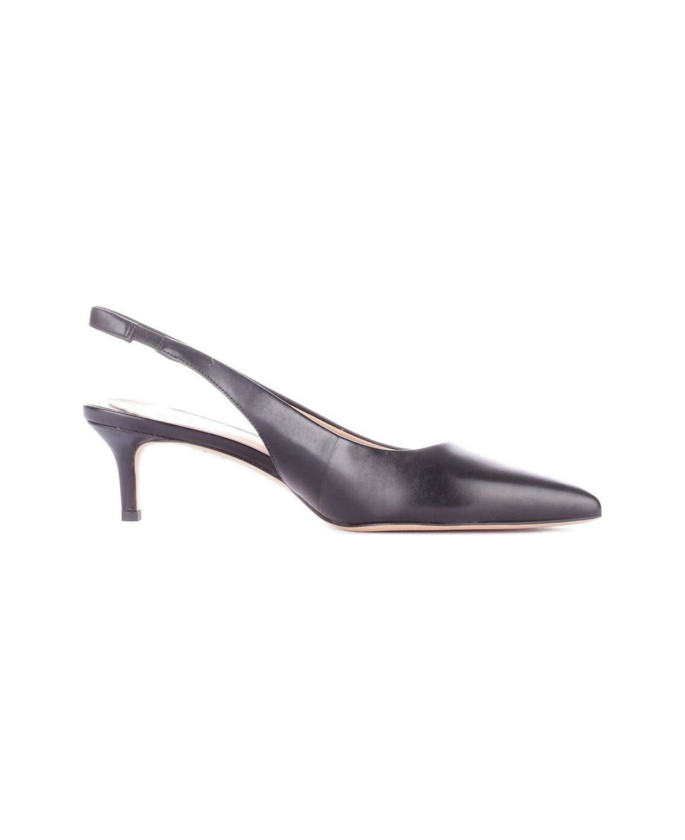 Polo Ralph Lauren Lolah Burnished Slingback Pumps - Black