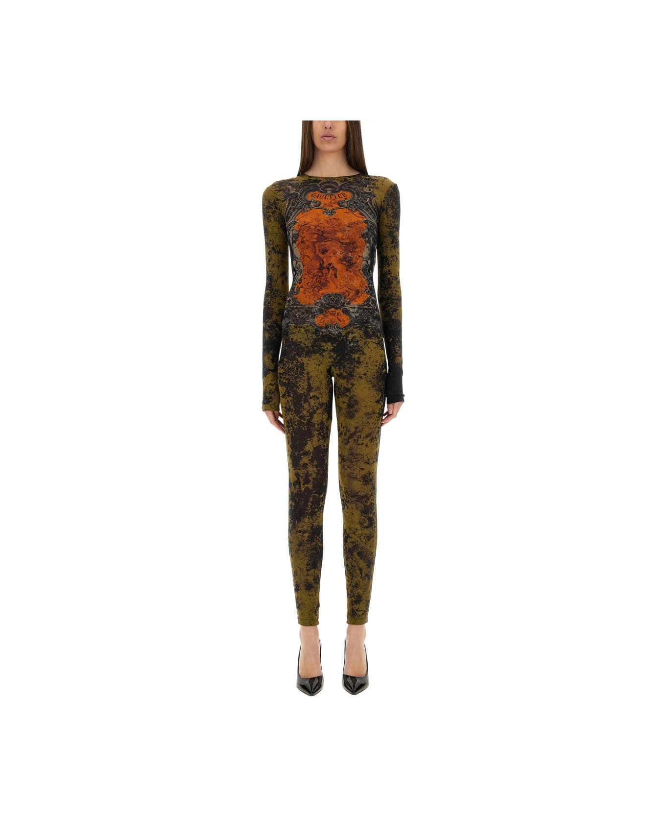 Jean Paul Gaultier Catsuit "médaillon" - MULTICOLOUR