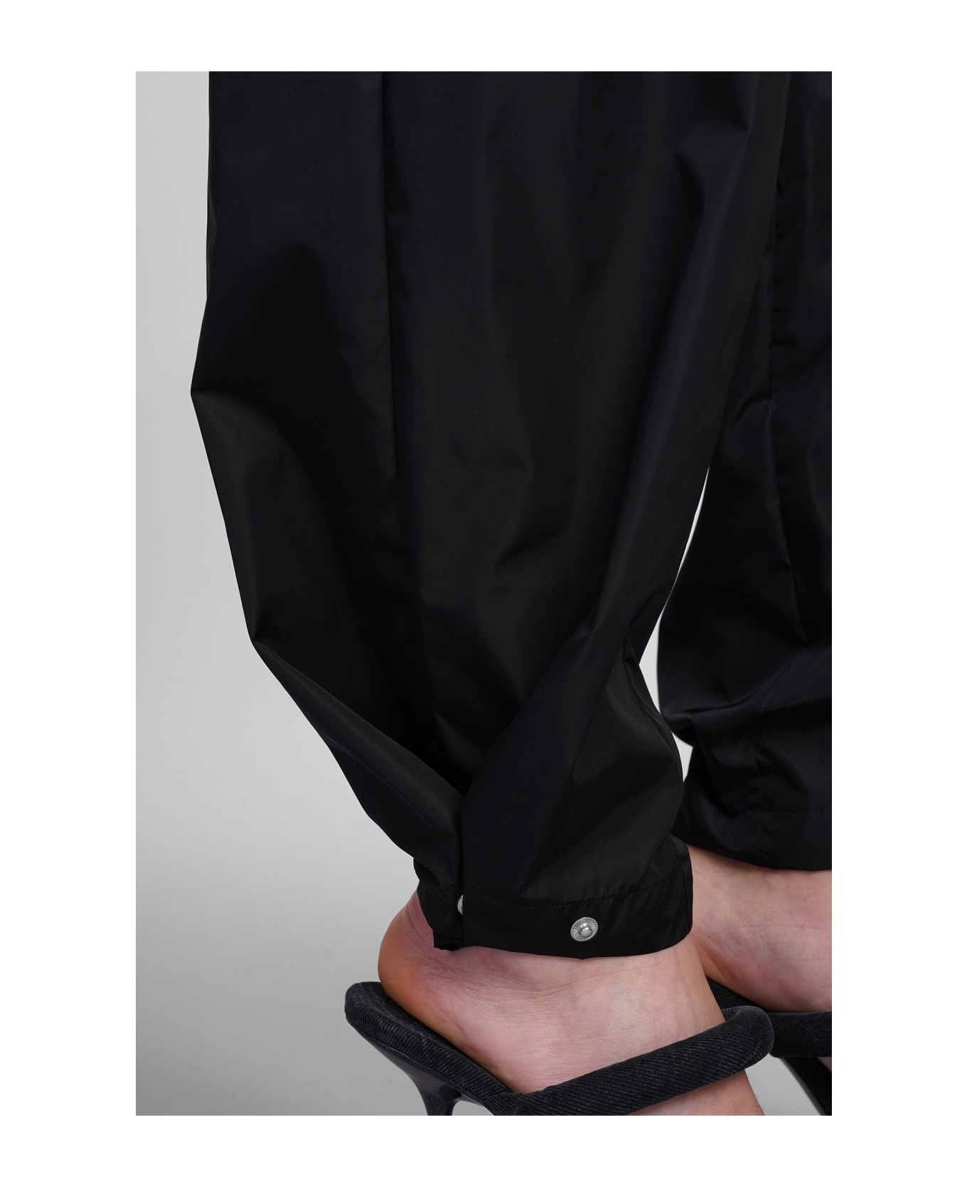 Alexander Wang Pants In Black Nylon - black