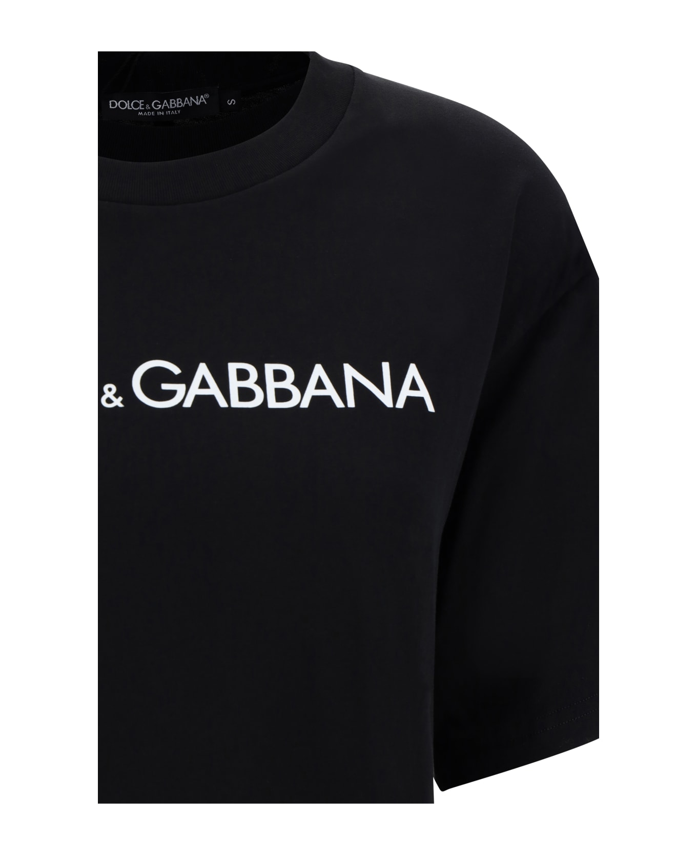 Dolce & Gabbana Logo Lettering T-shirt - Nero