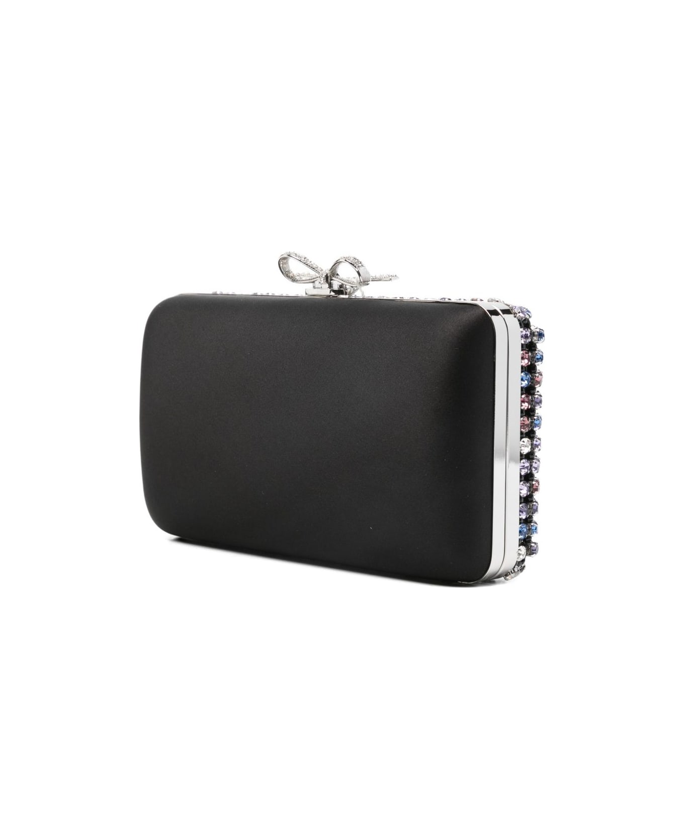 self-portrait Crystal Embellished Clutch - Multicolor