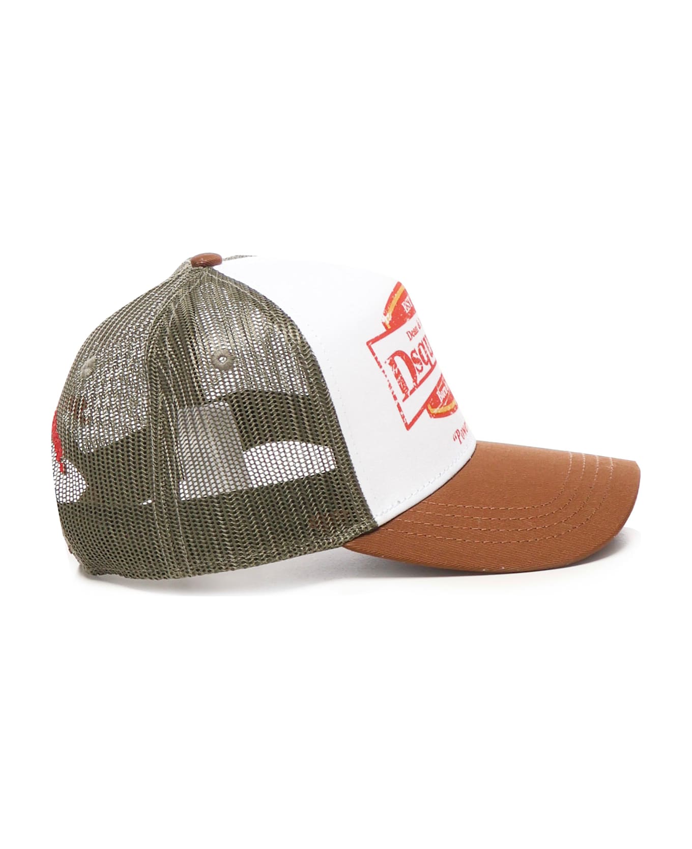 Dsquared2 Logo Baseball Cap - White