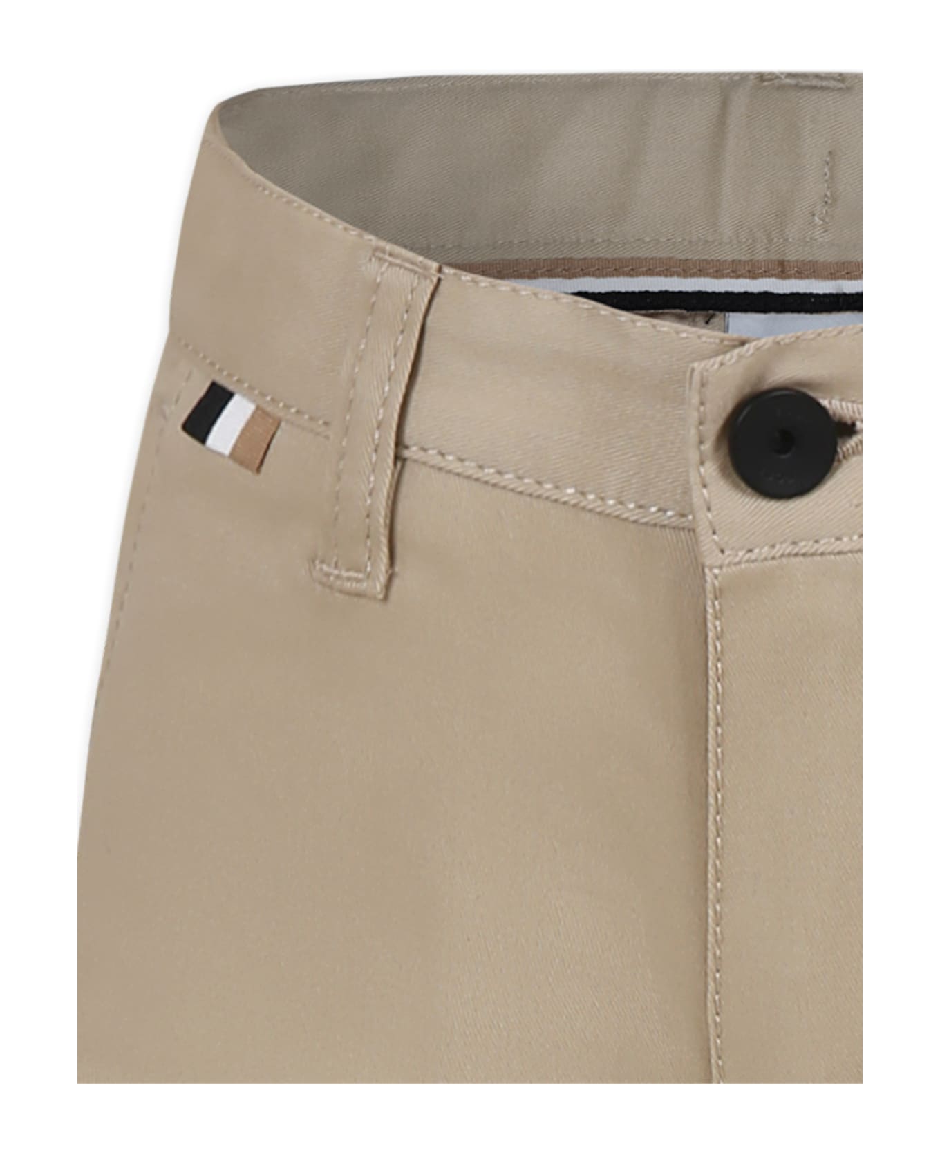 Hugo Boss Beige Shorts For Boy - Beige