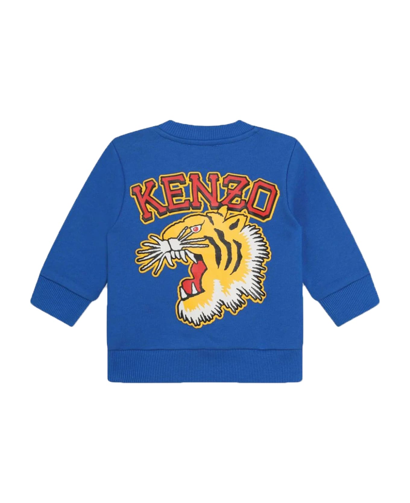 Kenzo Cotton Sweatshirt - Blue ニットウェア＆スウェットシャツ