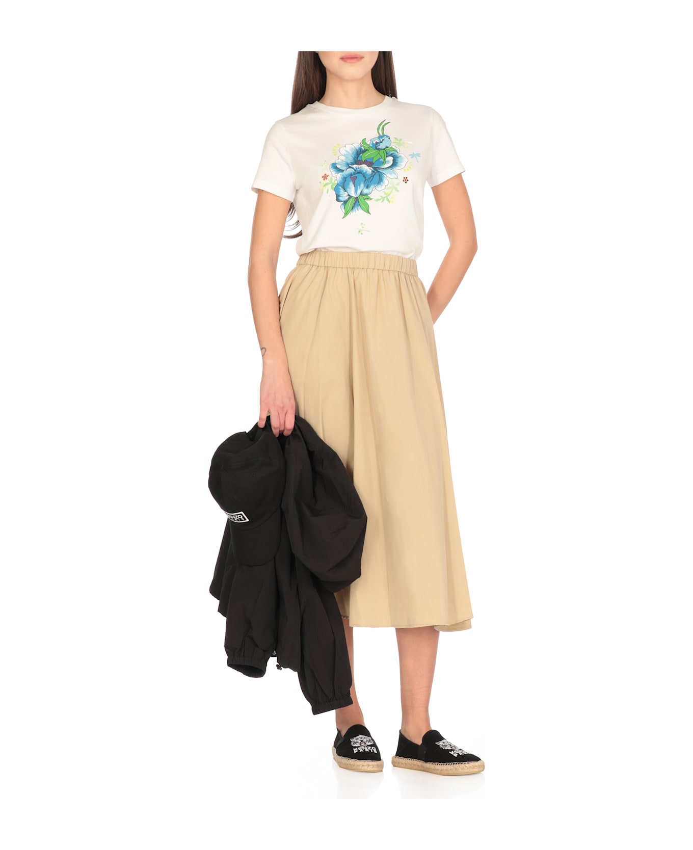 Kenzo 
kenzo Peonies
 T-shirt - White