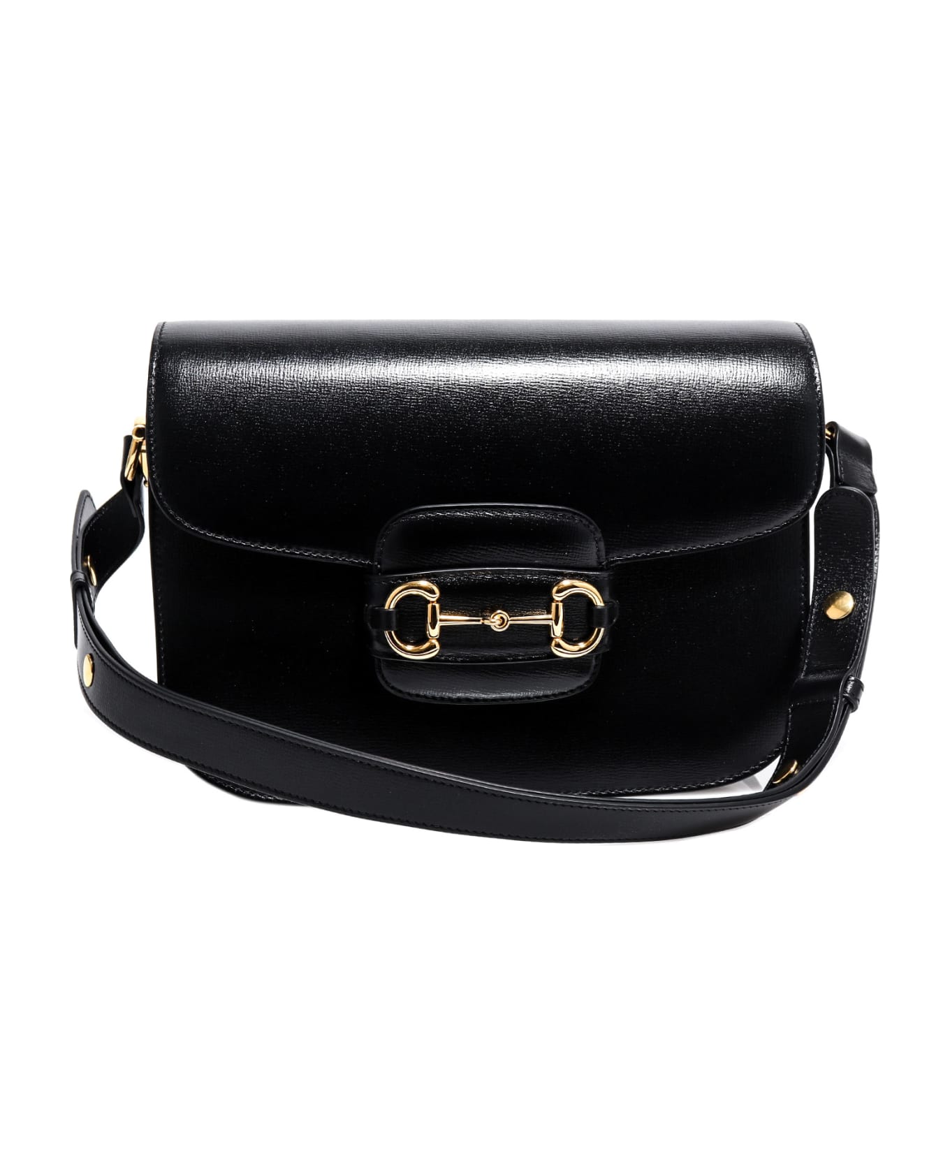 Gucci 1955 Horsebit Shoulder Bag - Black
