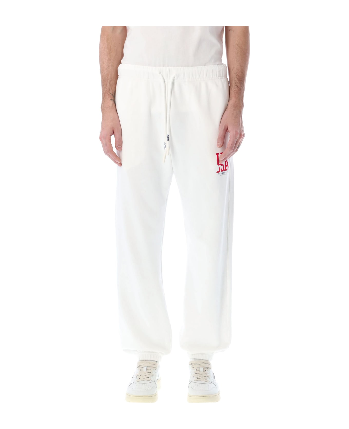Autry Iconic Action Joggers - ACTION WHITE