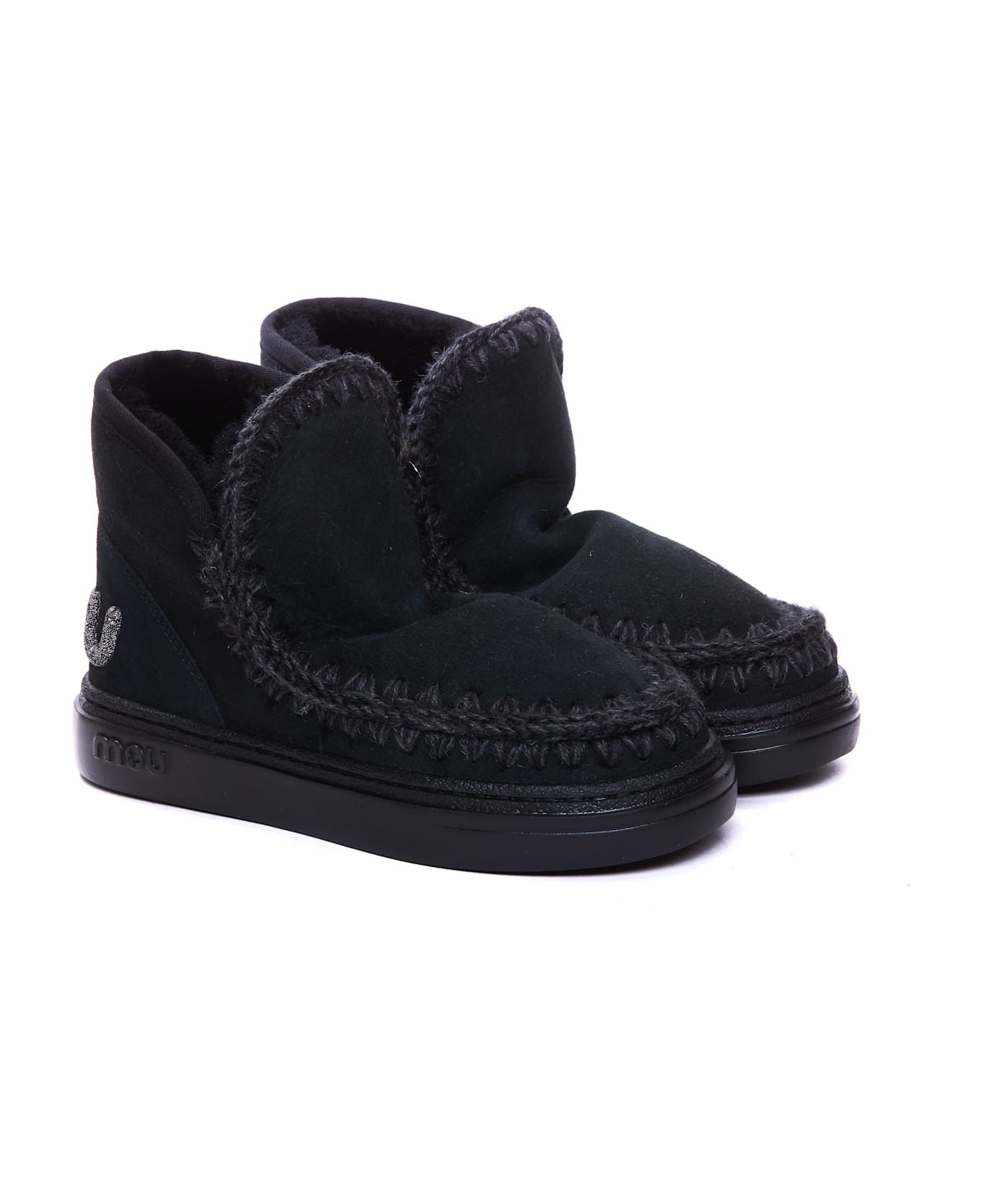 Mou Eskimo Bold Booties - Black