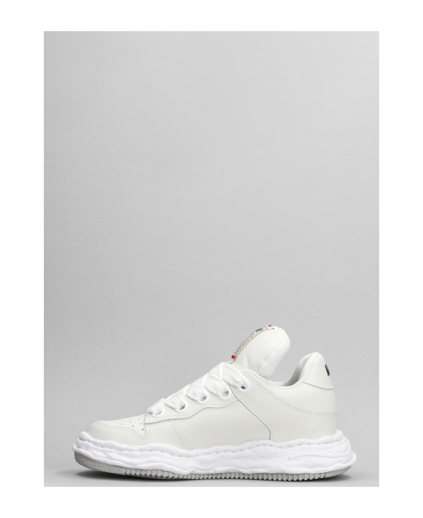 Mihara Yasuhiro Wayne Sneakers In White Leather - white