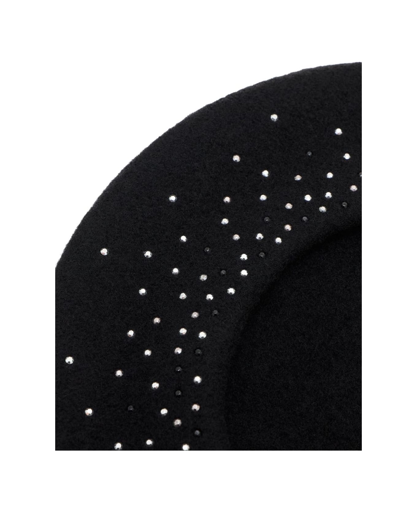 Emporio Armani Wool Basque Hat - Black