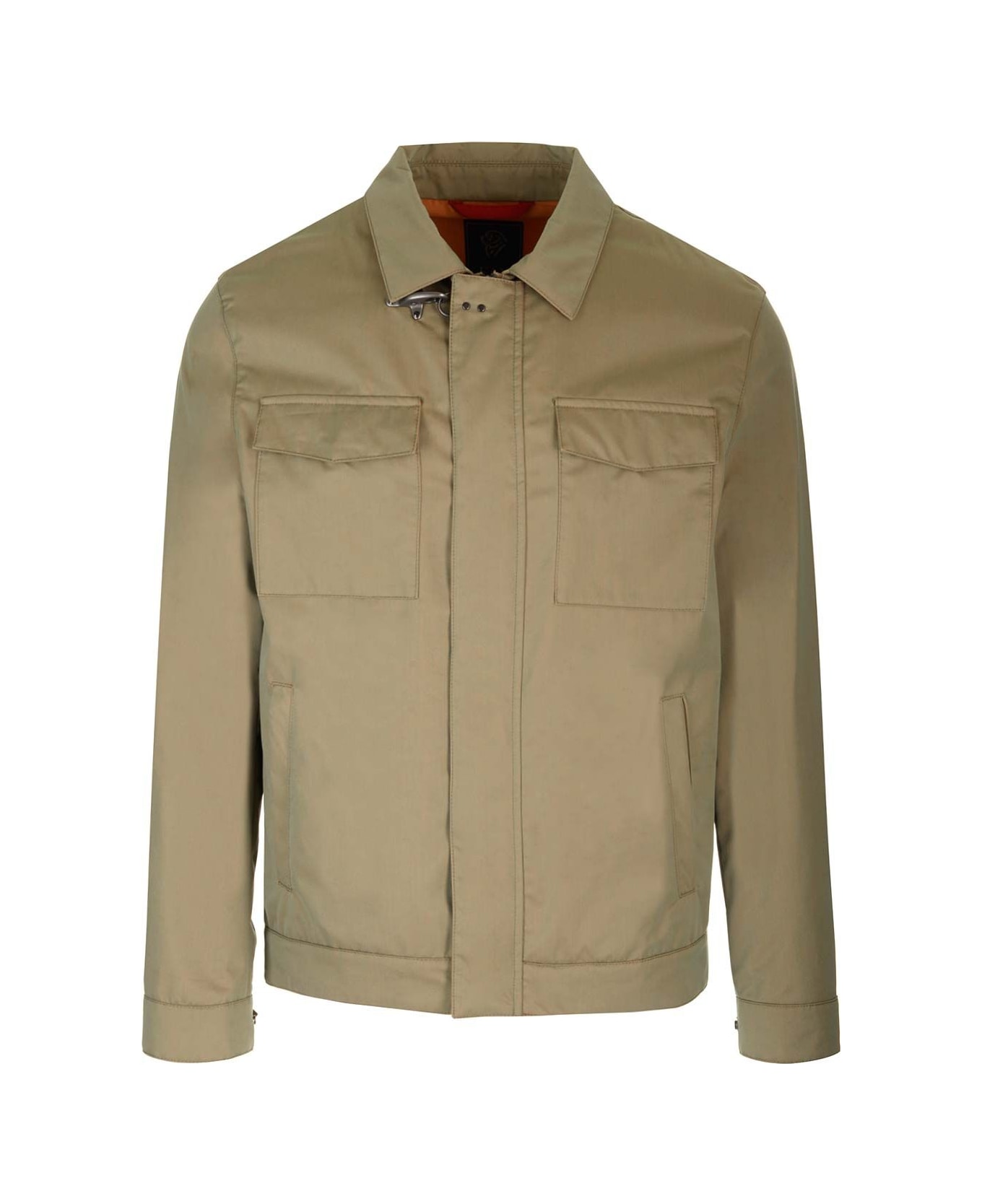 Fay Cotton Field Jacket - Green