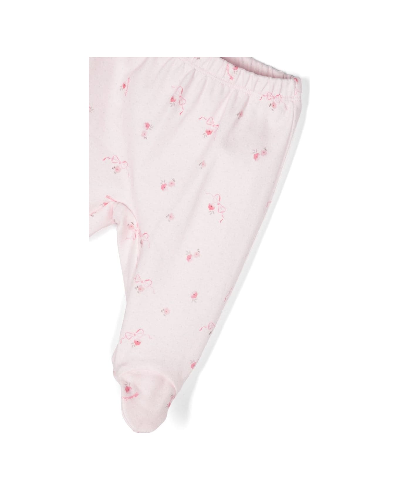 Monnalisa White/pink Outfit Baby Girl - Panna/rosa