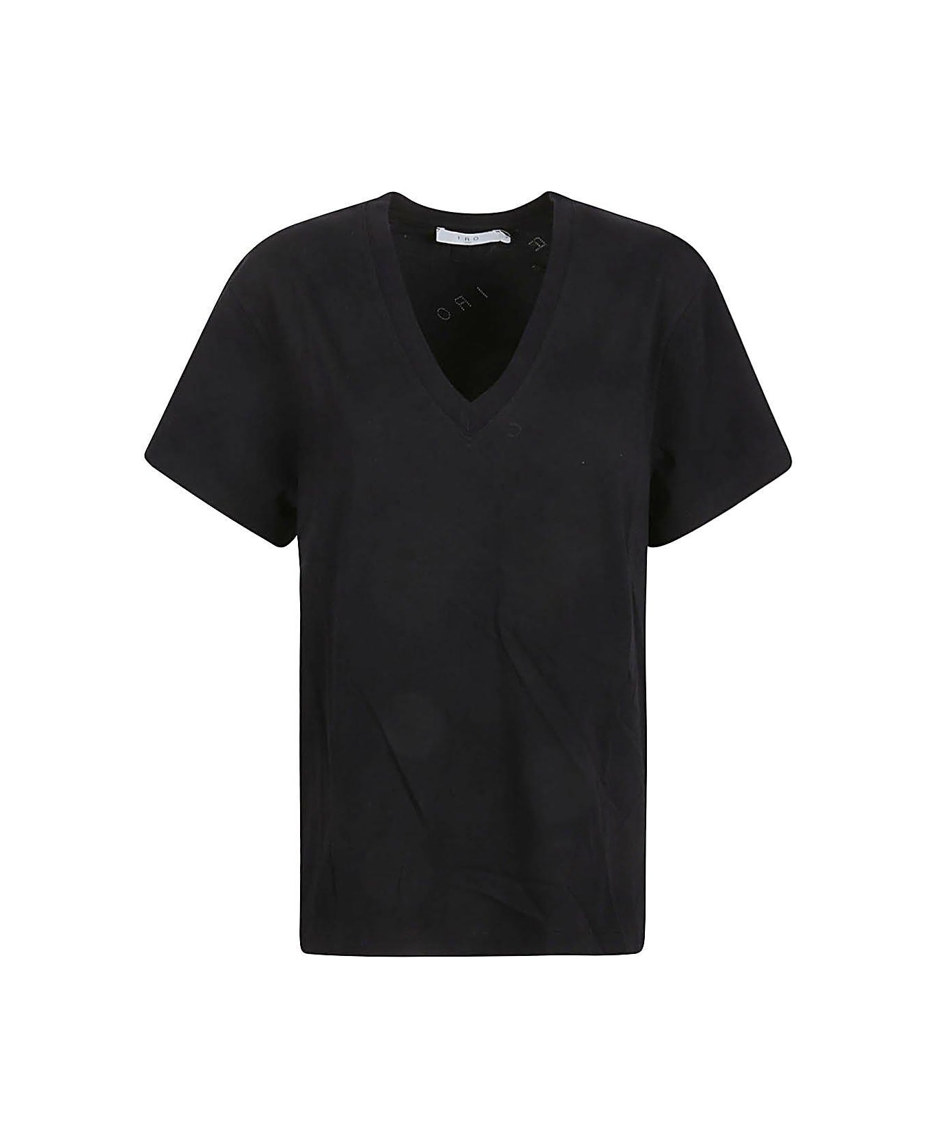 IRO V-neck T-shirt - Black Tシャツ