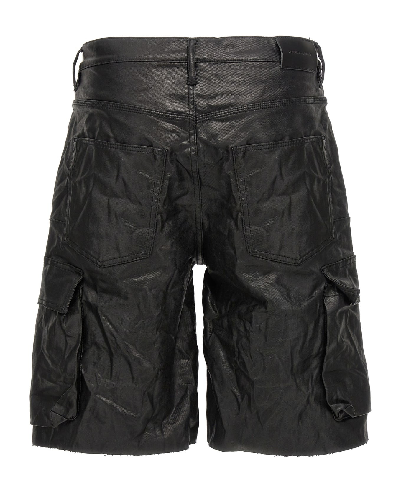 Purple Brand 'high Shine Cargo' Bermuda Shorts - Black   ショートパンツ