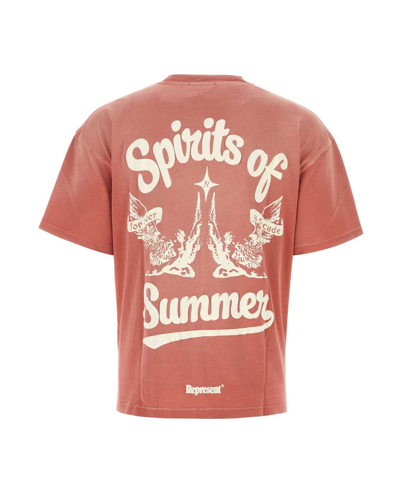 REPRESENT Brick Cotton Spirits Of Summer T-shirt - SUNRISE