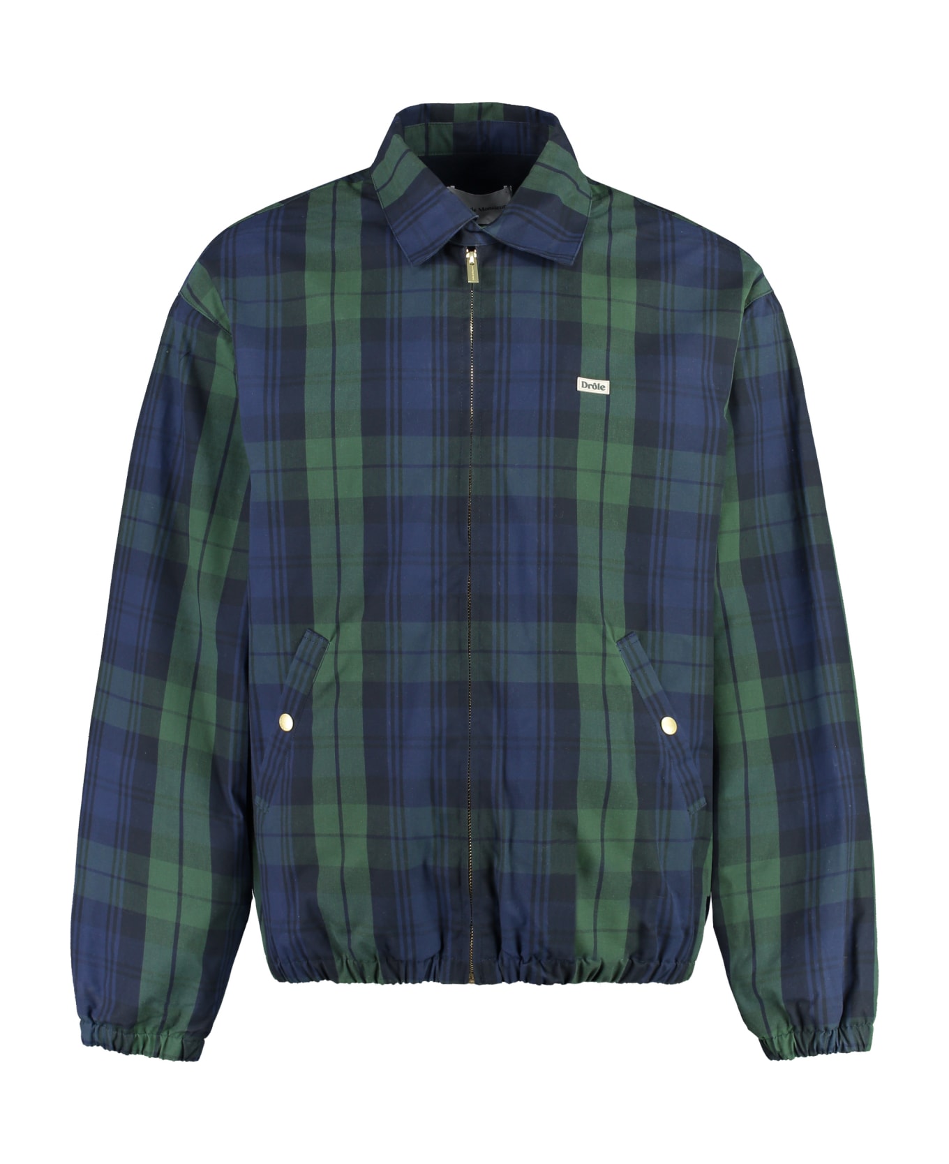 Drôle de Monsieur Tartan Jacket - blue