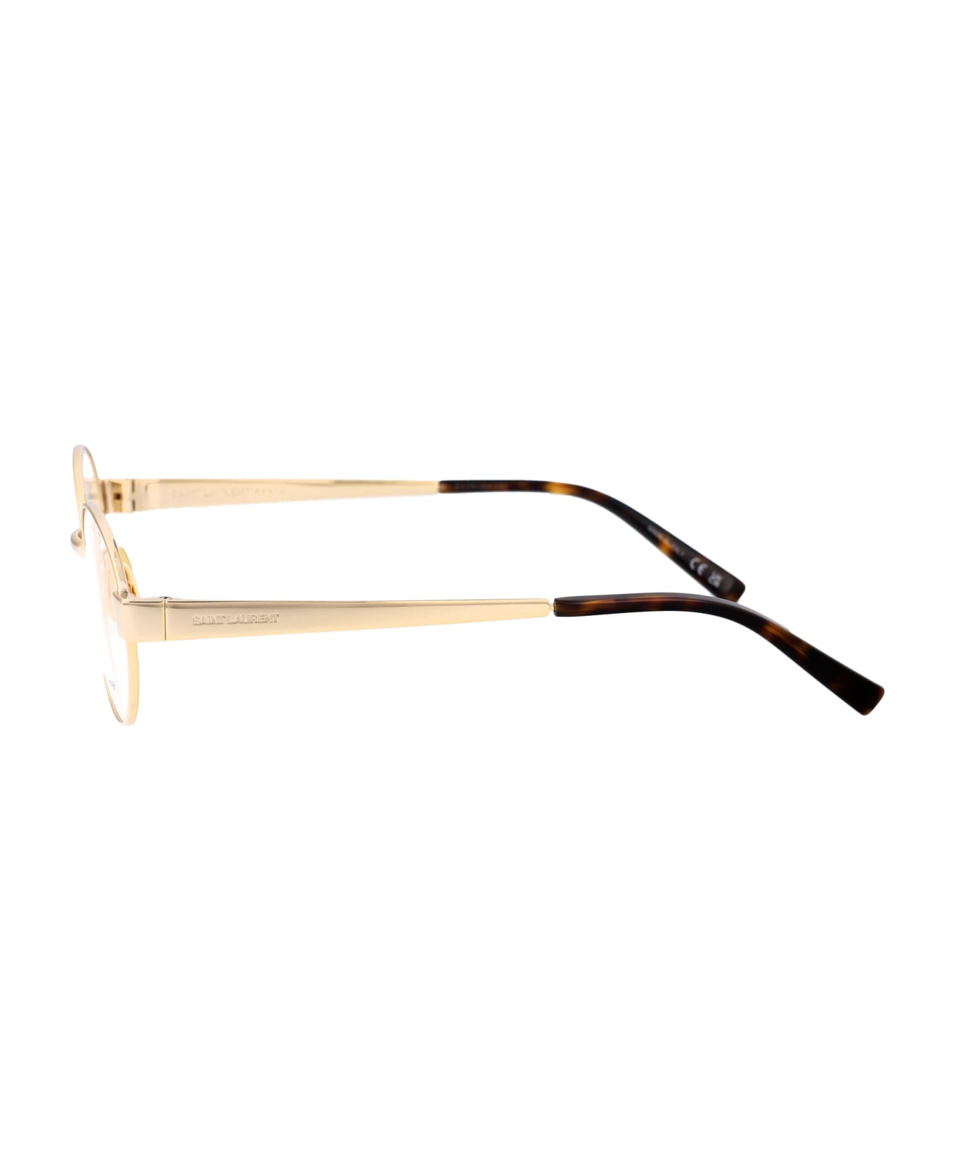 Saint Laurent Eyewear Sl 692 Opt Glasses - 002 GOLD GOLD TRANSPARENT