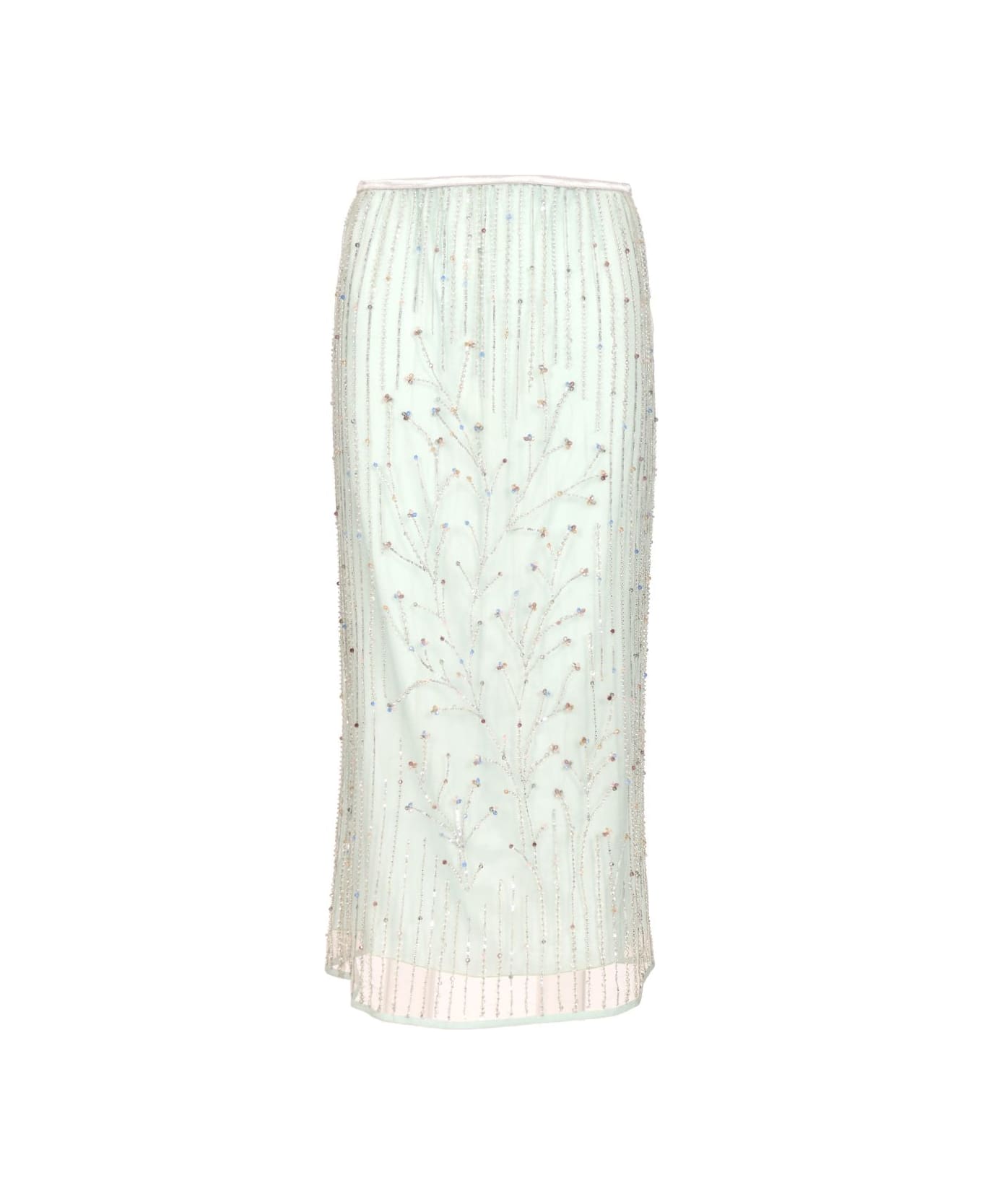 Forte_Forte Tulle Skirt - Light blue