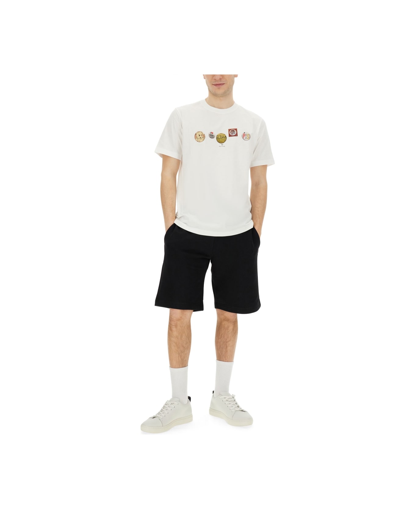 PS by Paul Smith Regular Fit T-shirt - WHITE シャツ