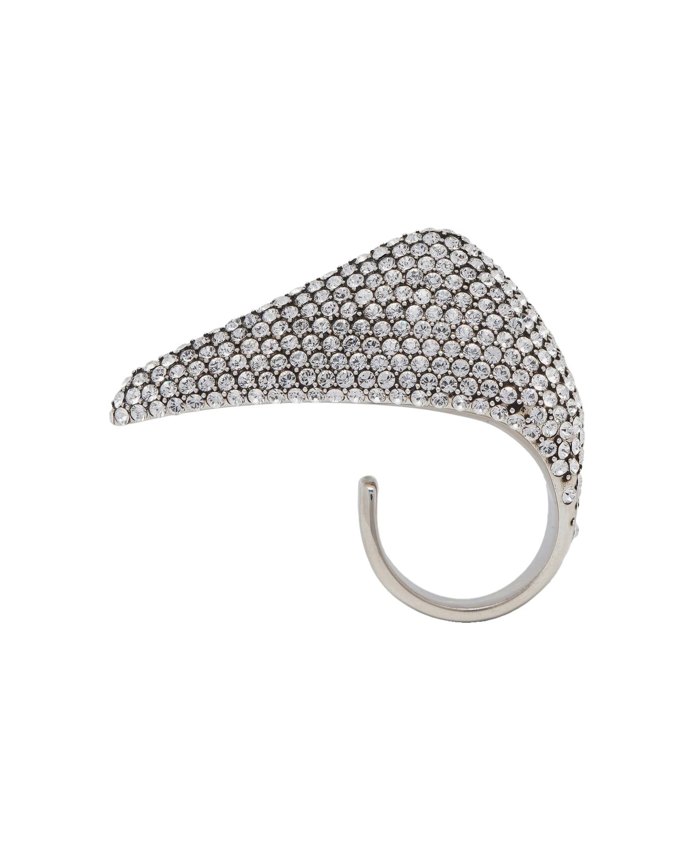 Alexander McQueen Jewelled Embellished Claw Ring - L.A.SILVER + CRY.SW