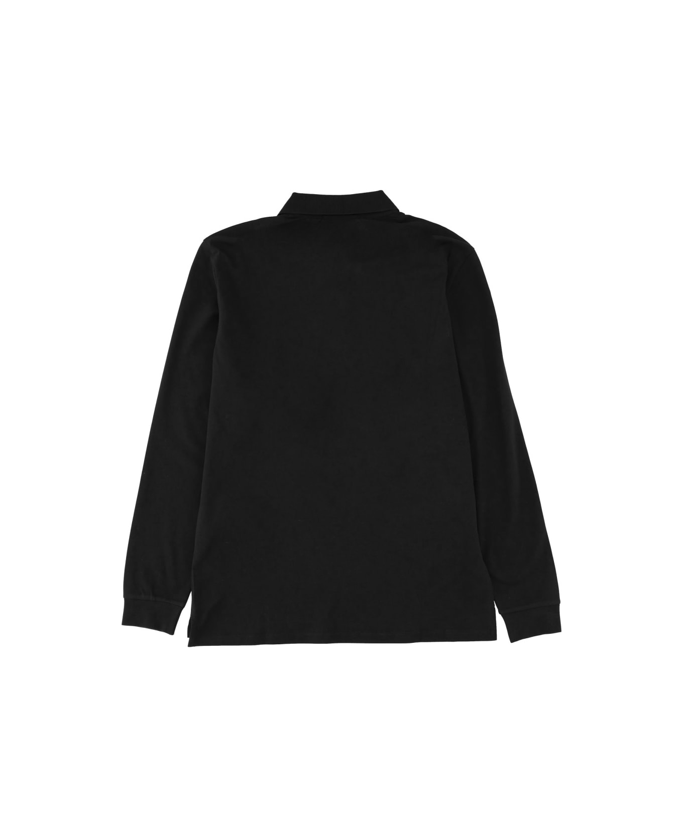 C.P. Company Polo With Logo - BLACK