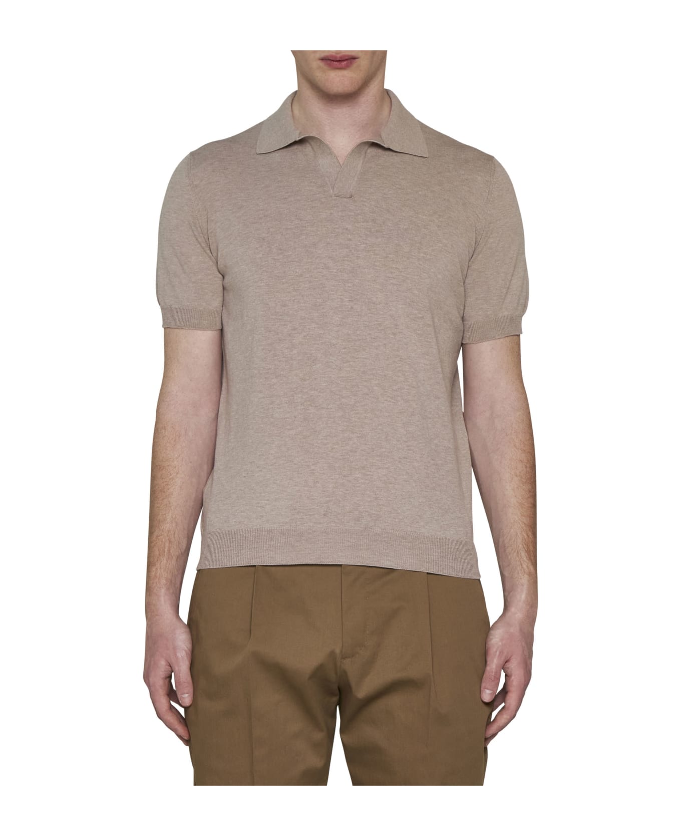 Tagliatore Polo Shirt - Beige ポロシャツ