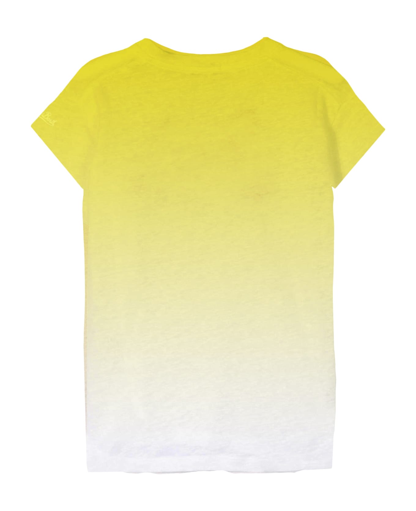 MC2 Saint Barth Sun Barth Embroidered T-shirt - YELLOW