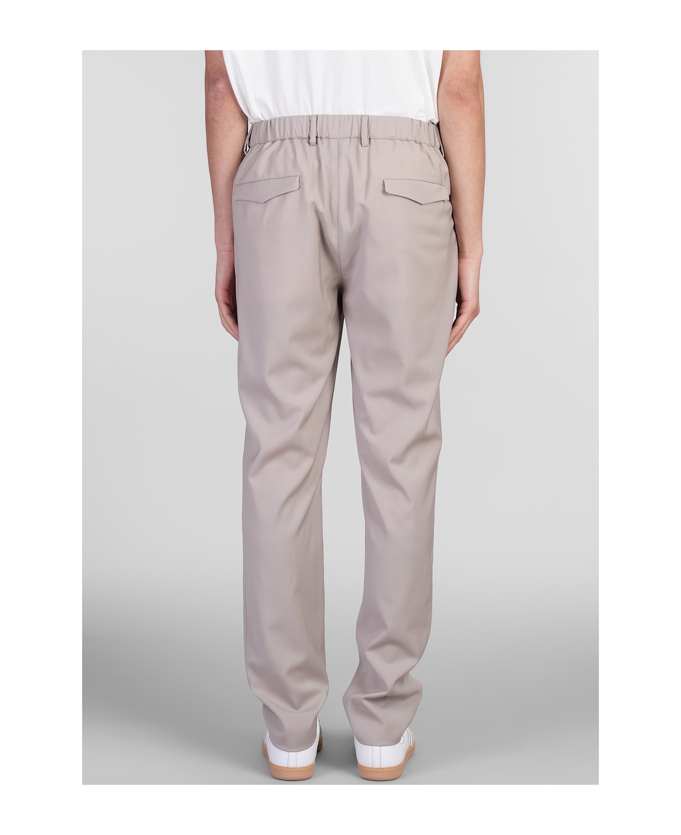 Barena Pinco Pants In Beige Wool - beige