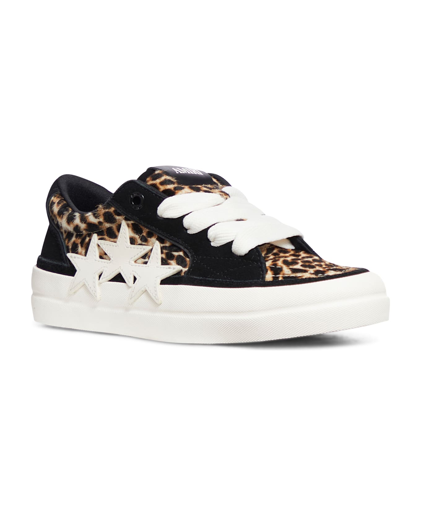 AMIRI Leopard Sunset Skate Low-top Sneakers - BLACK