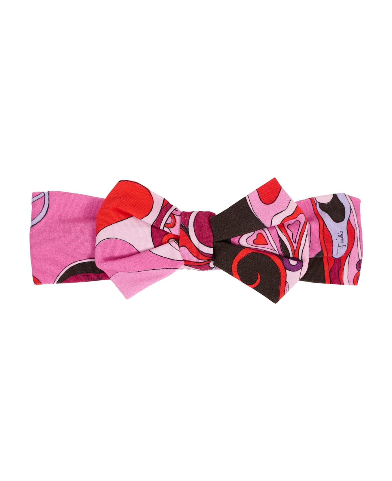 Pucci Fuchsia Band For Baby Girl With Print - Fuchsia