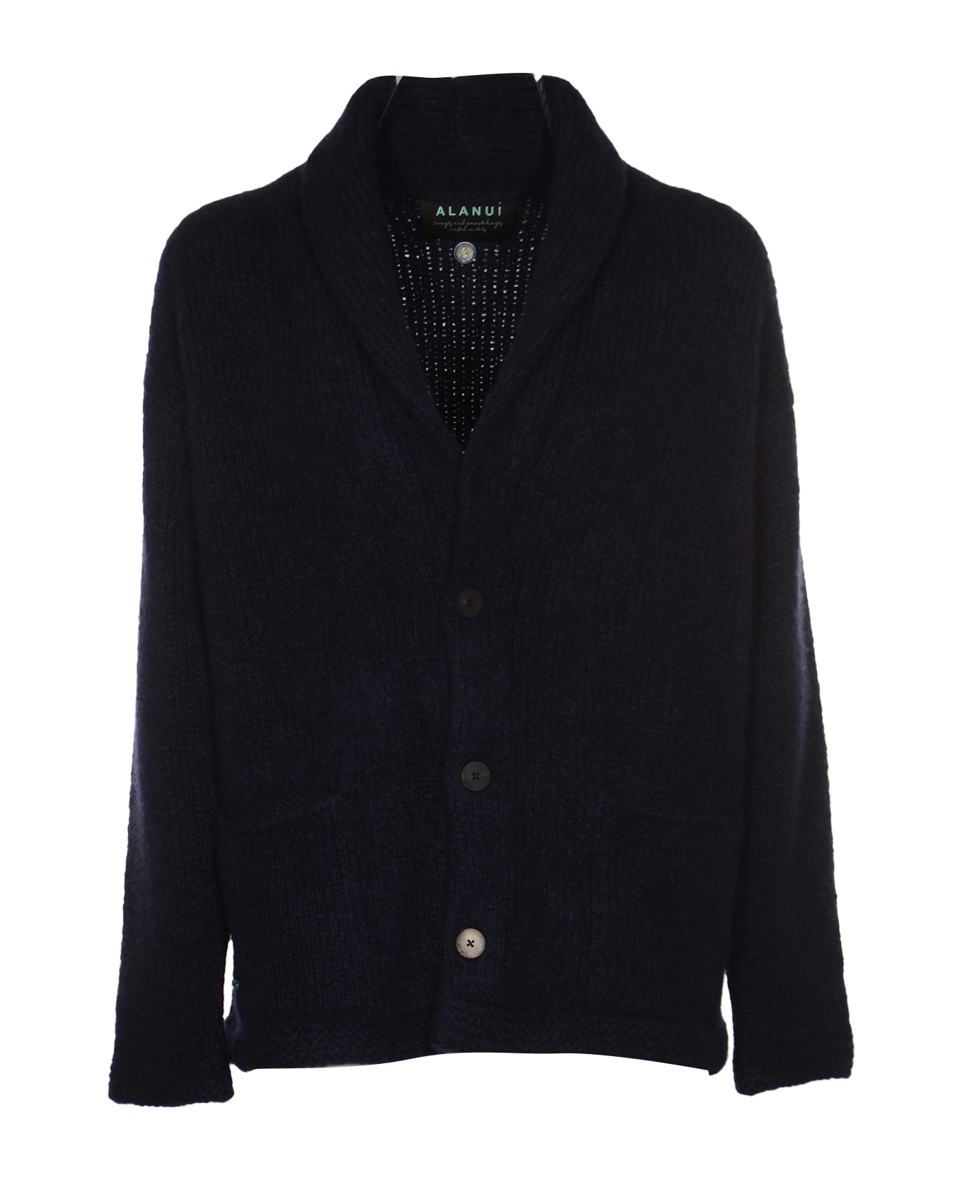 Alanui A Finest Button-up Cardigan - Midnight Blue カーディガン