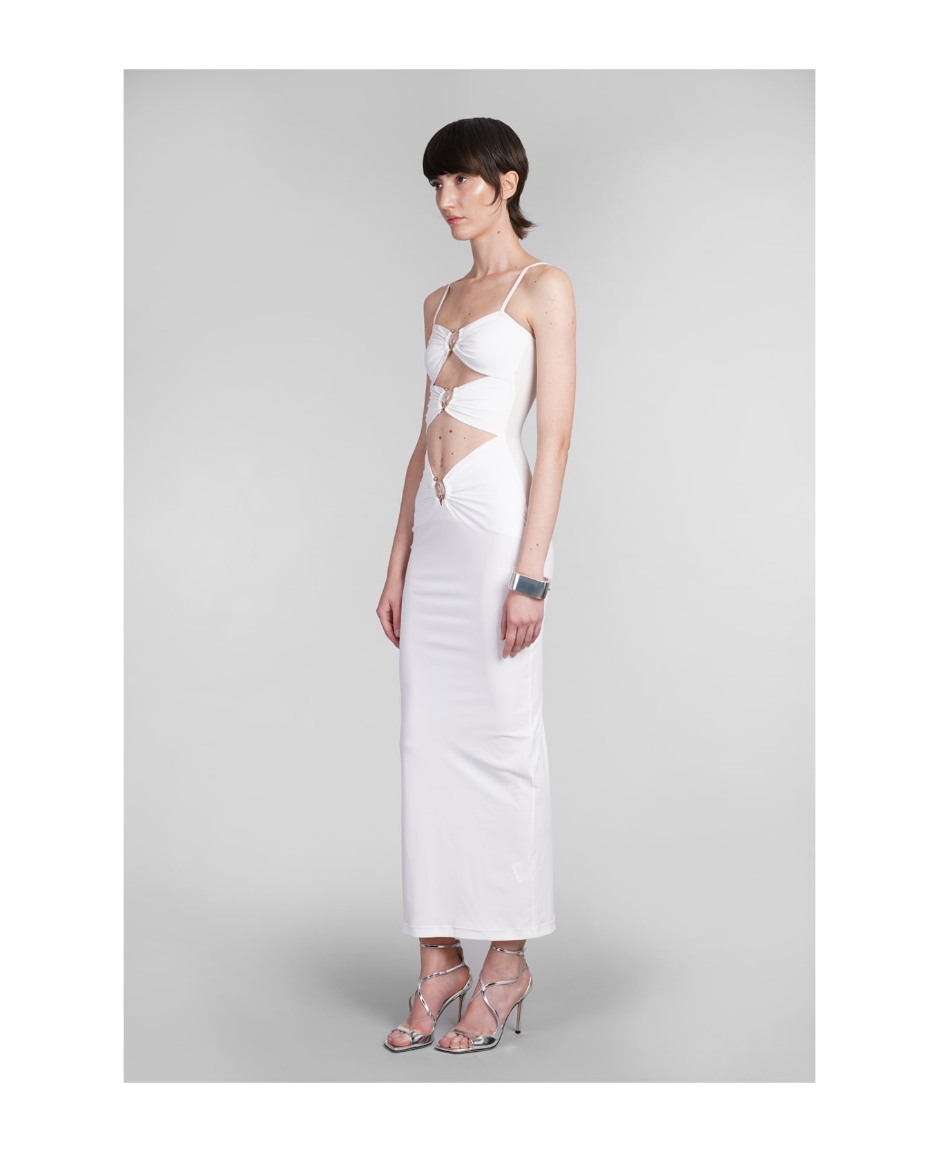 Christopher Esber Dress In White Polyamide - White